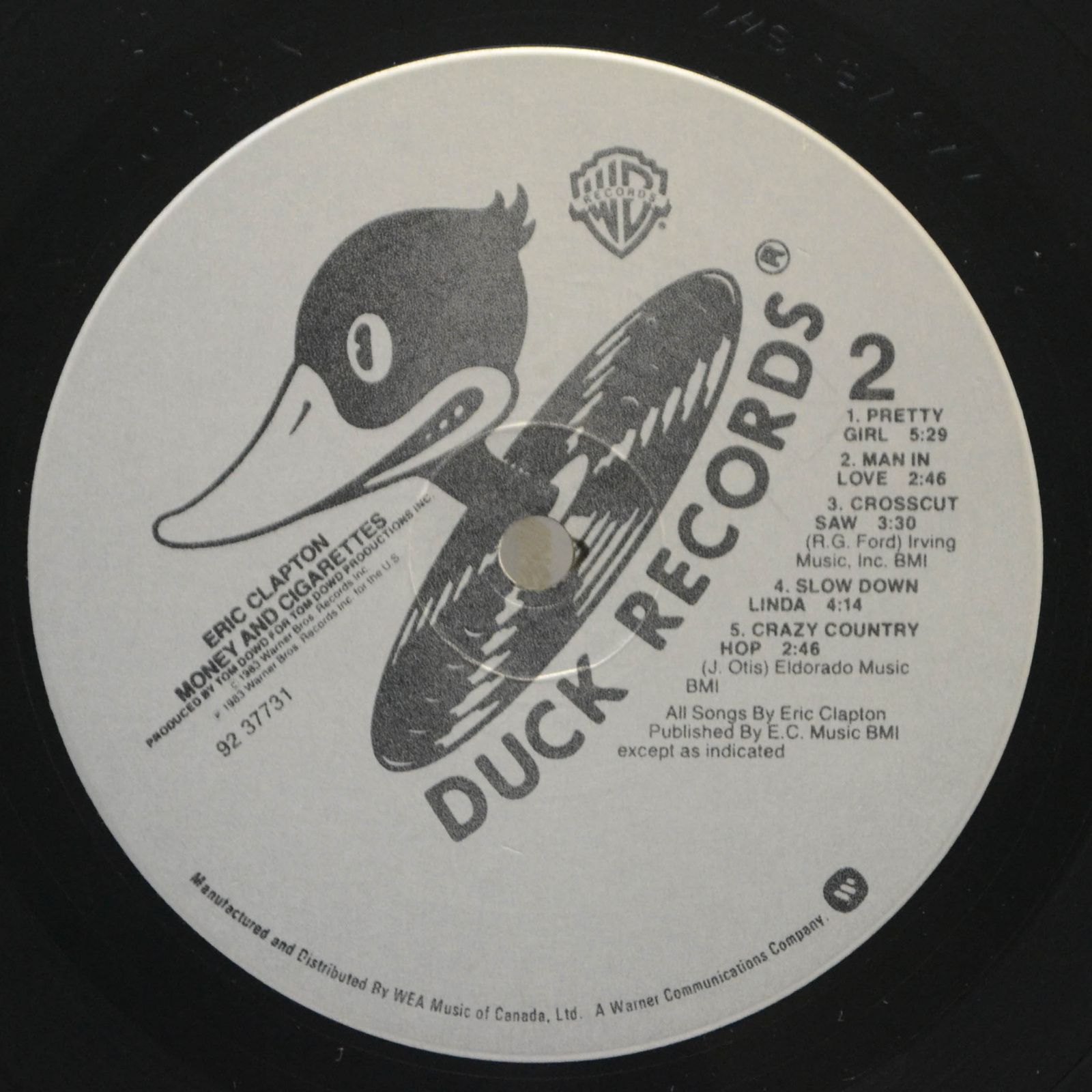 Eric Clapton — Money And Cigarettes, 1983