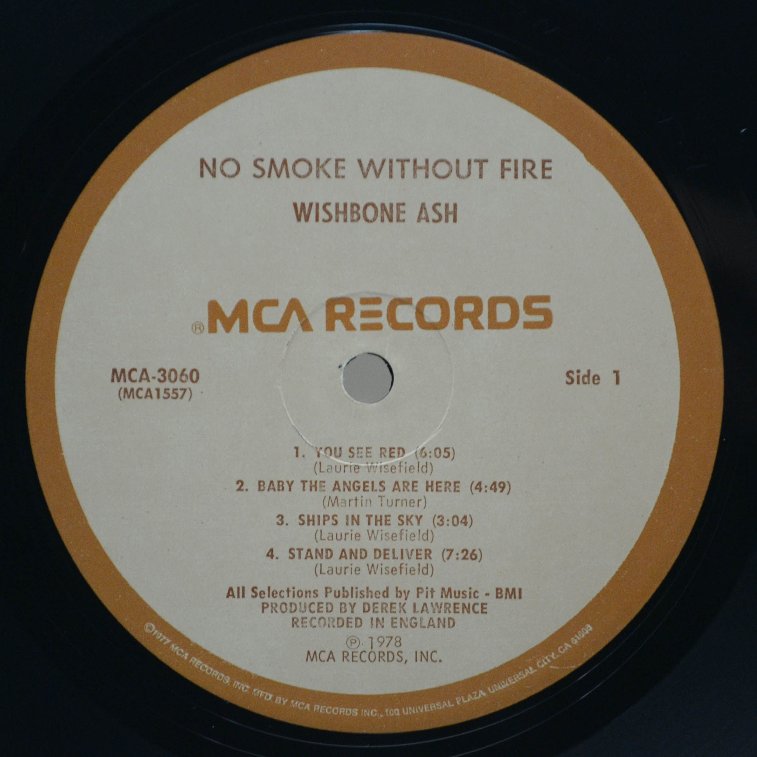 Виниловая пластинка Wishbone Ash — No Smoke Without Fire (USA), 1978