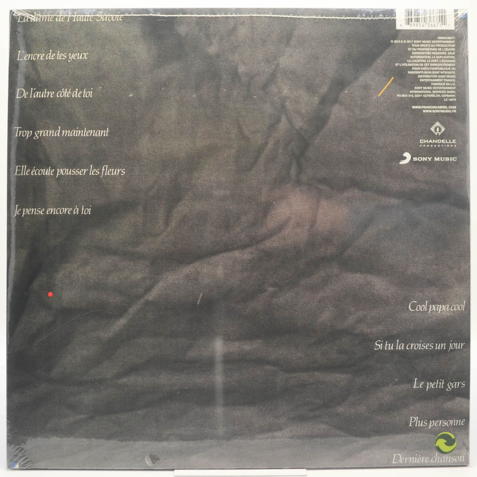 Виниловая пластинка Francis Cabrel — Fragile (France), 1980