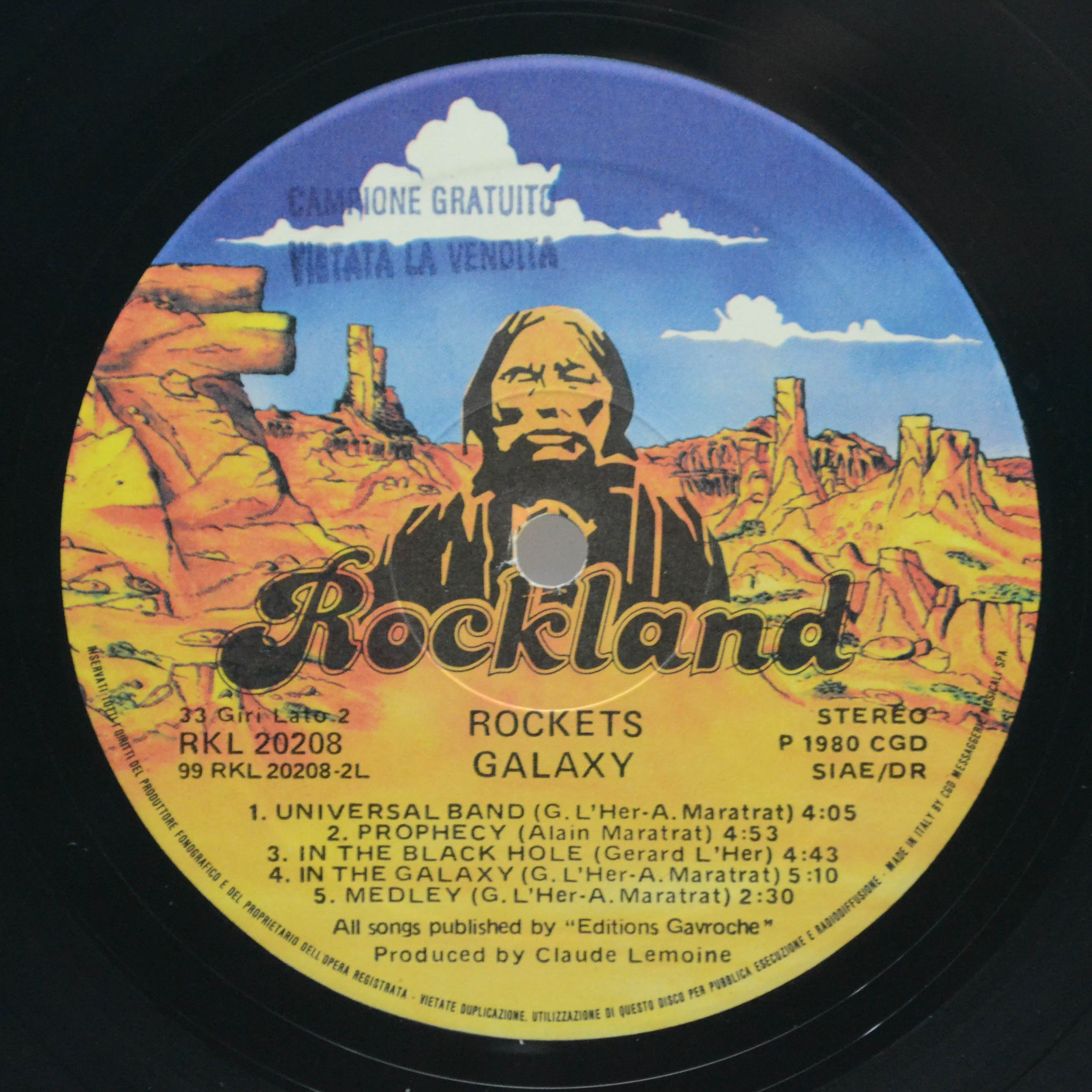 Виниловая пластинка Rockets — Galaxy, 1980