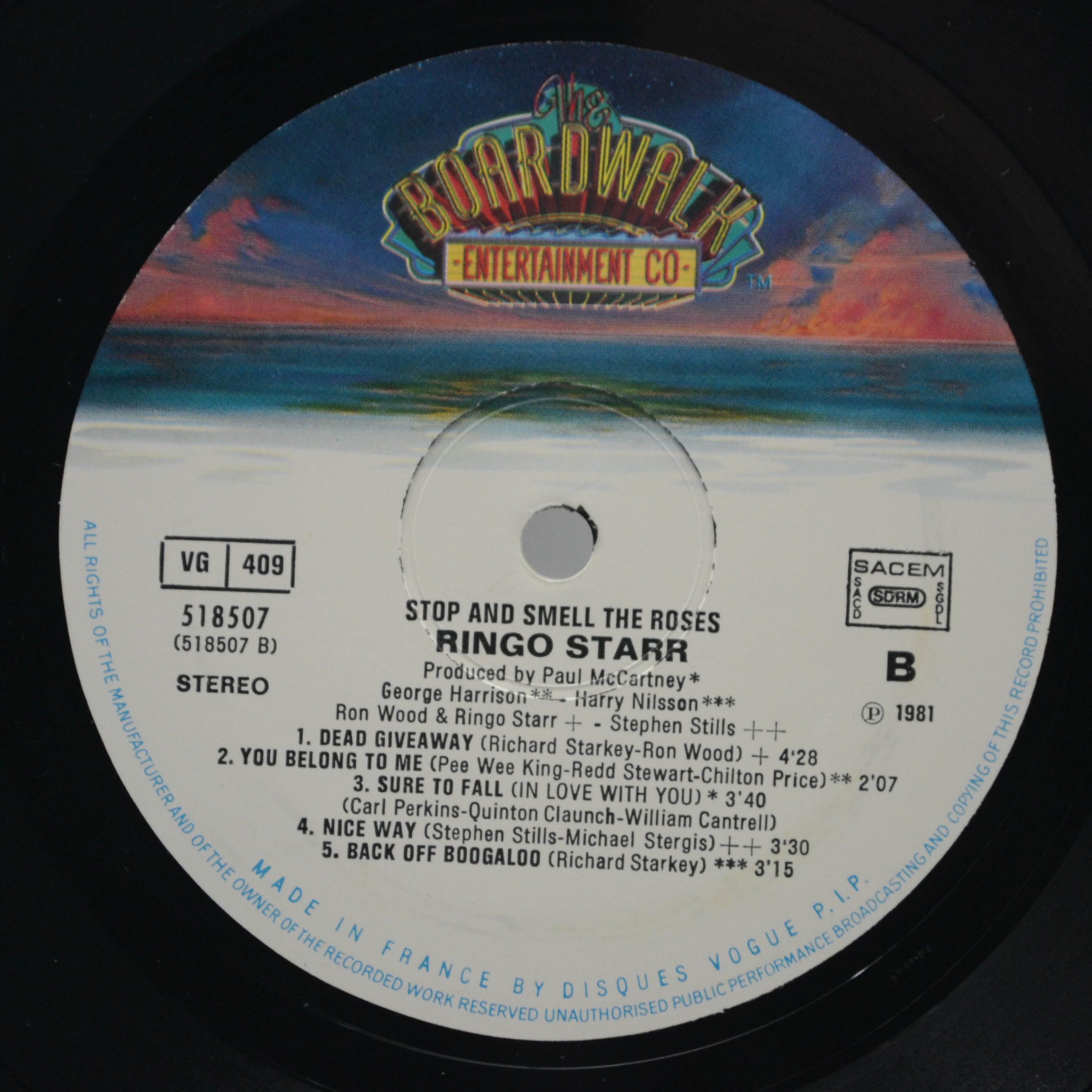 Ringo Starr — Stop And Smell The Roses, 1981