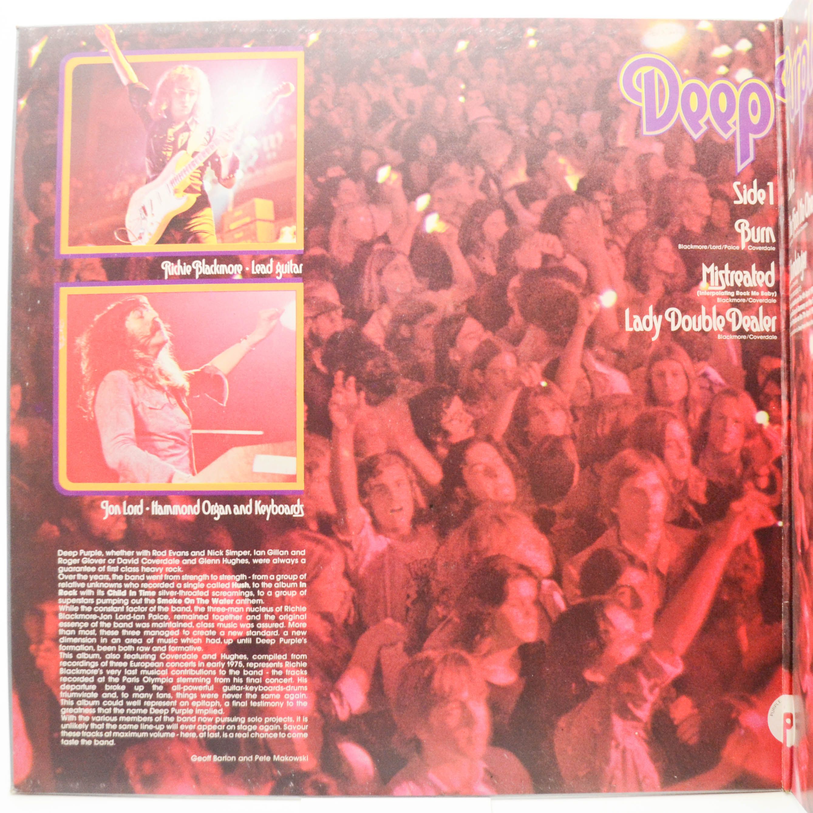 Deep Purple — Made In Europe, 1976