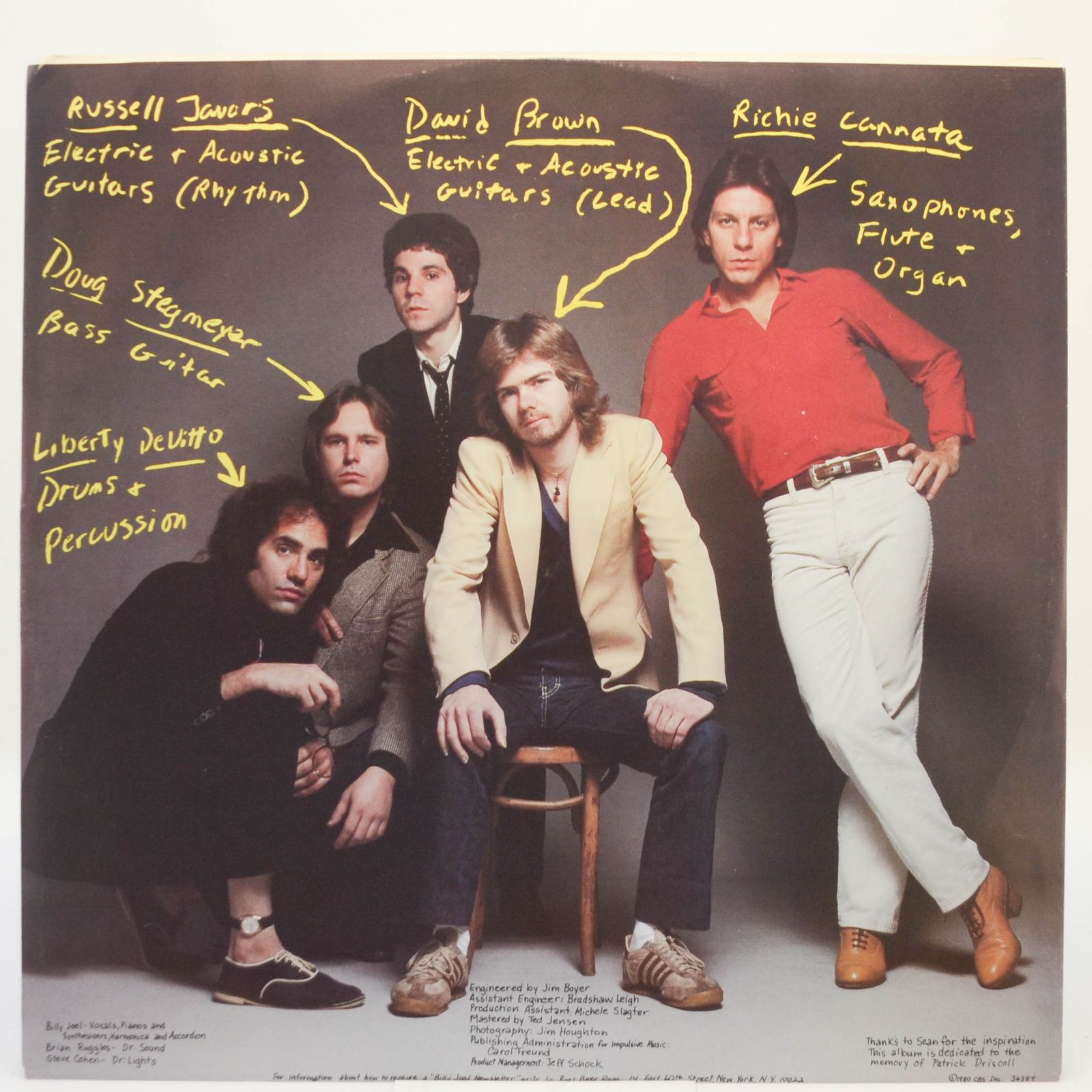 Billy Joel — Glass Houses (USA), 1980