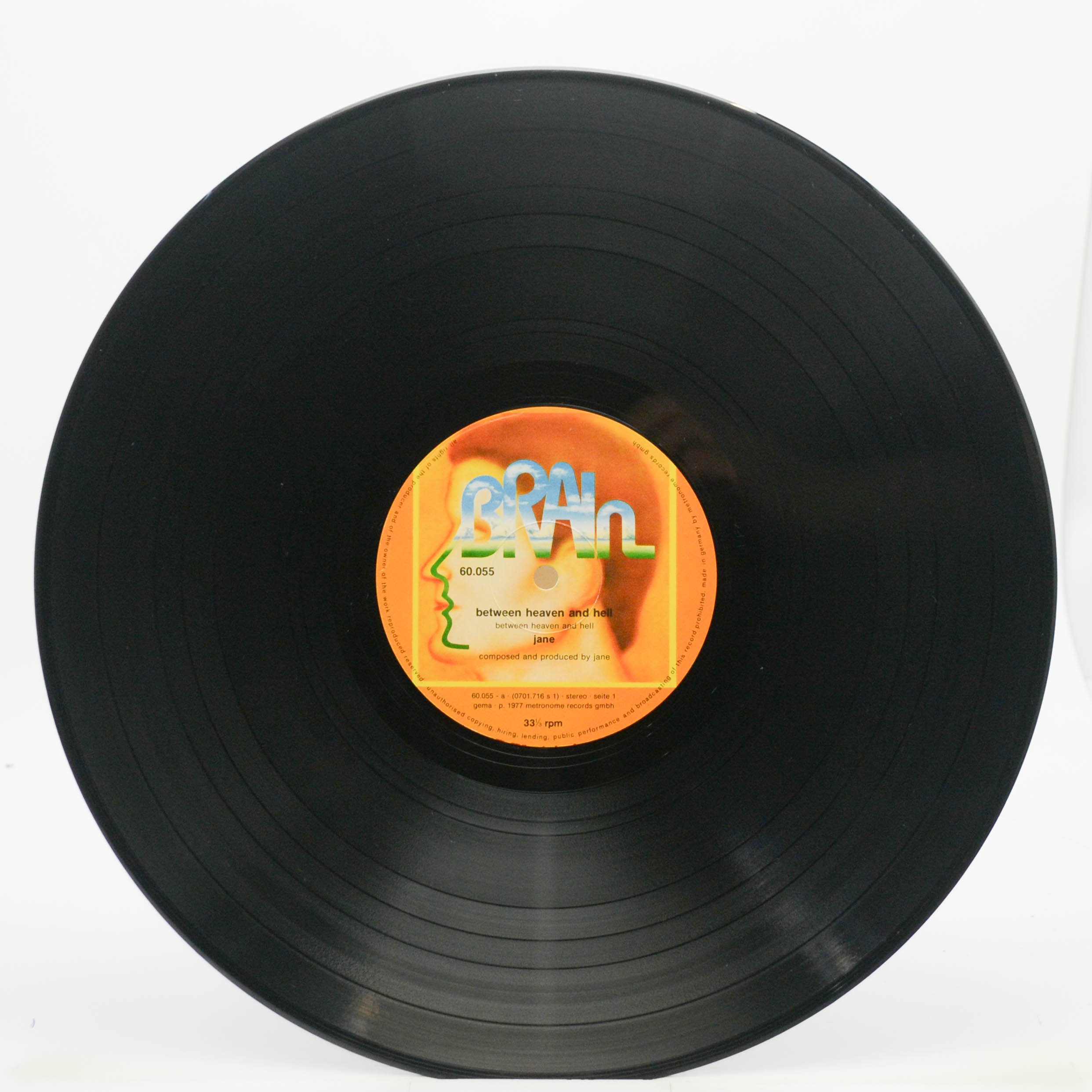 Виниловая пластинка Jane — Between Heaven And Hell (1-st, Germany), 1977