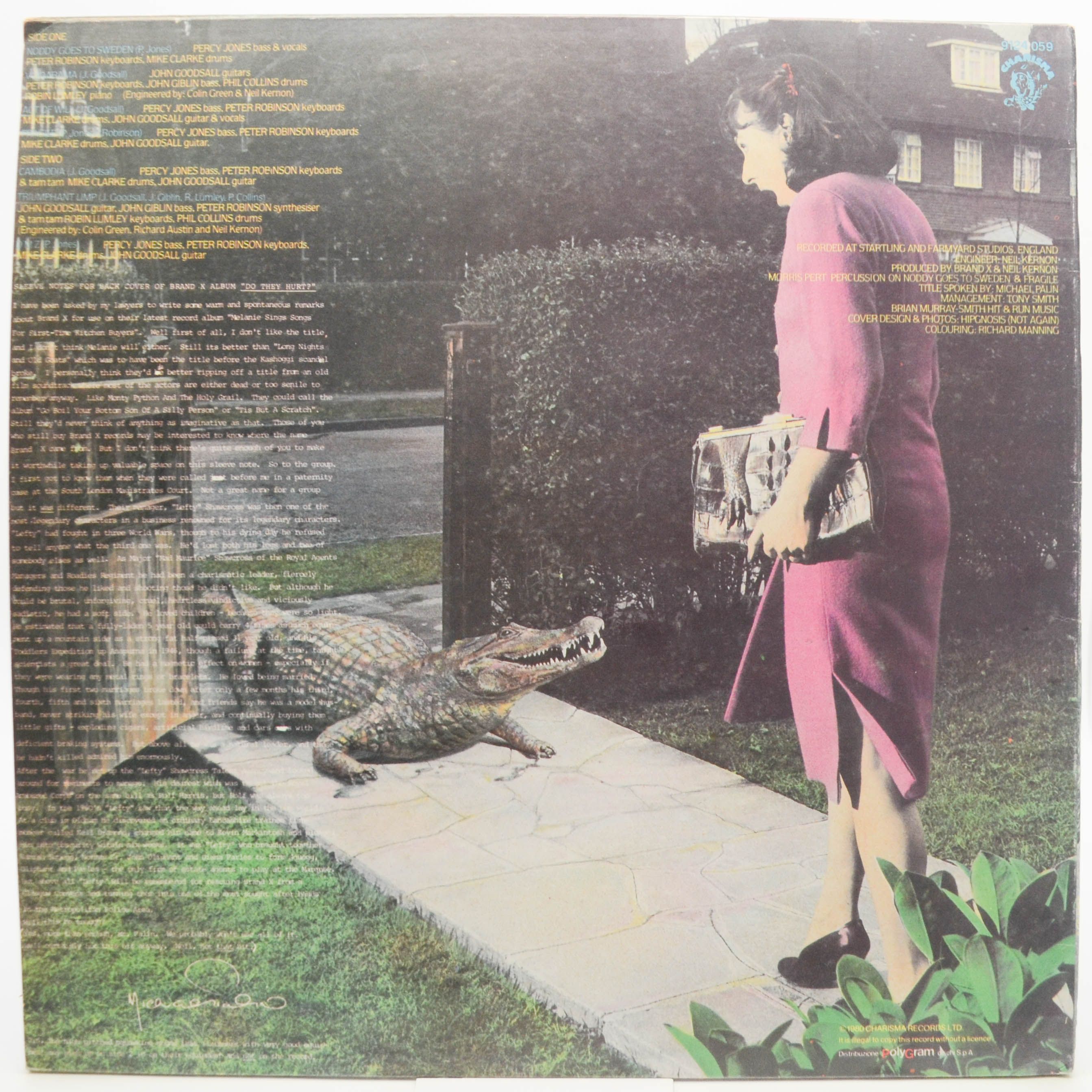 Виниловая пластинка Brand X — Do They Hurt?, 1980