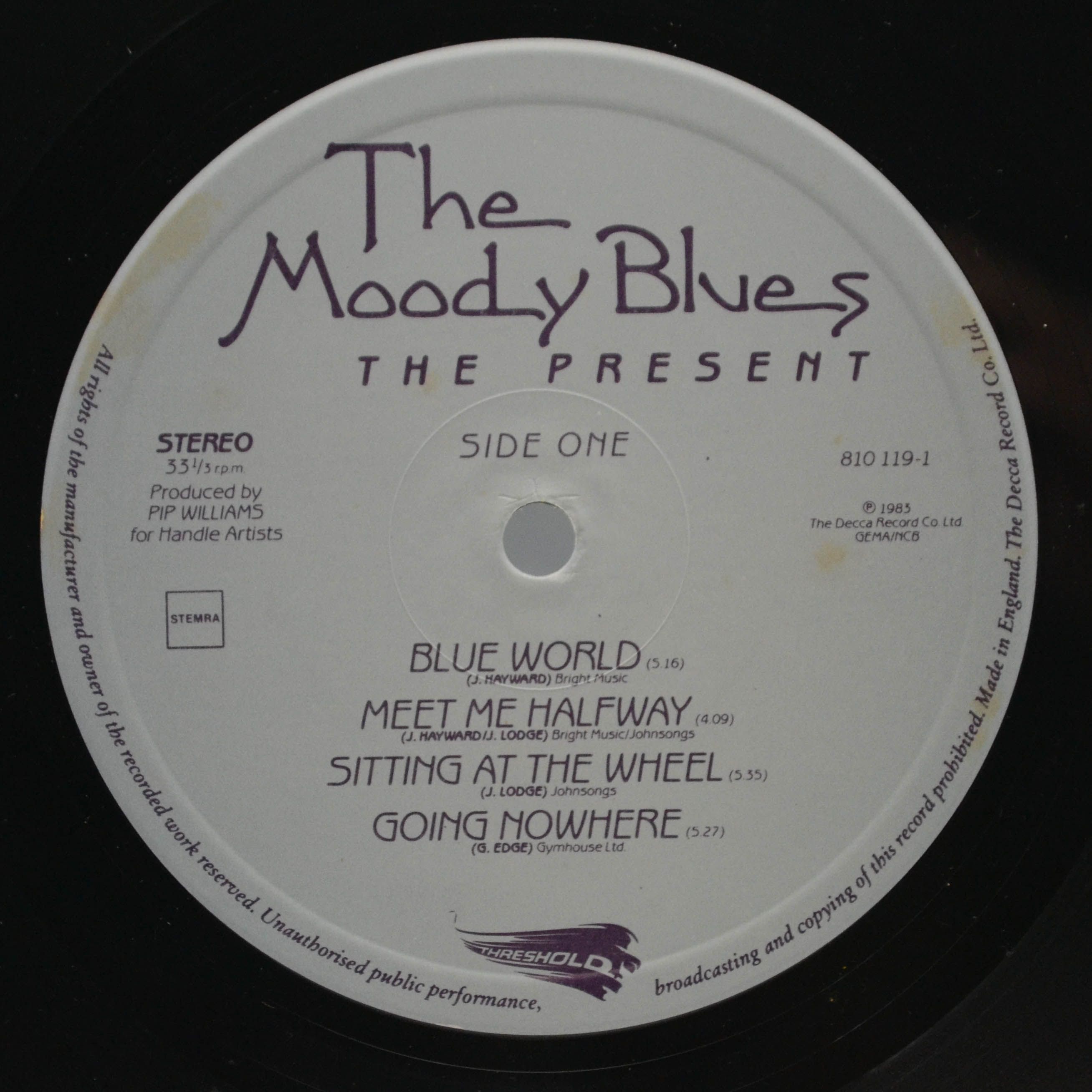 Виниловая пластинка Moody Blues — The Present, 1983