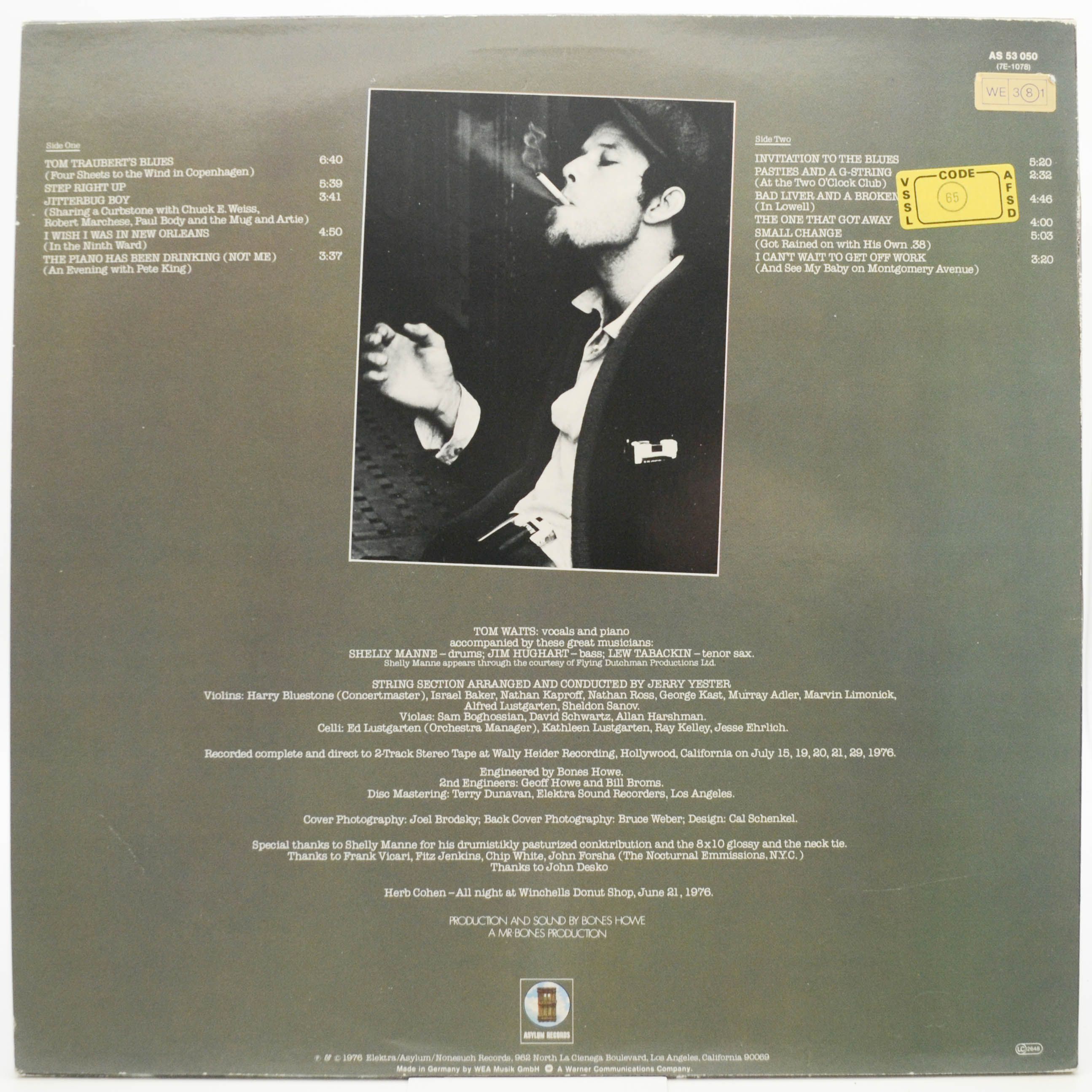 Tom Waits — Small Change, 1976