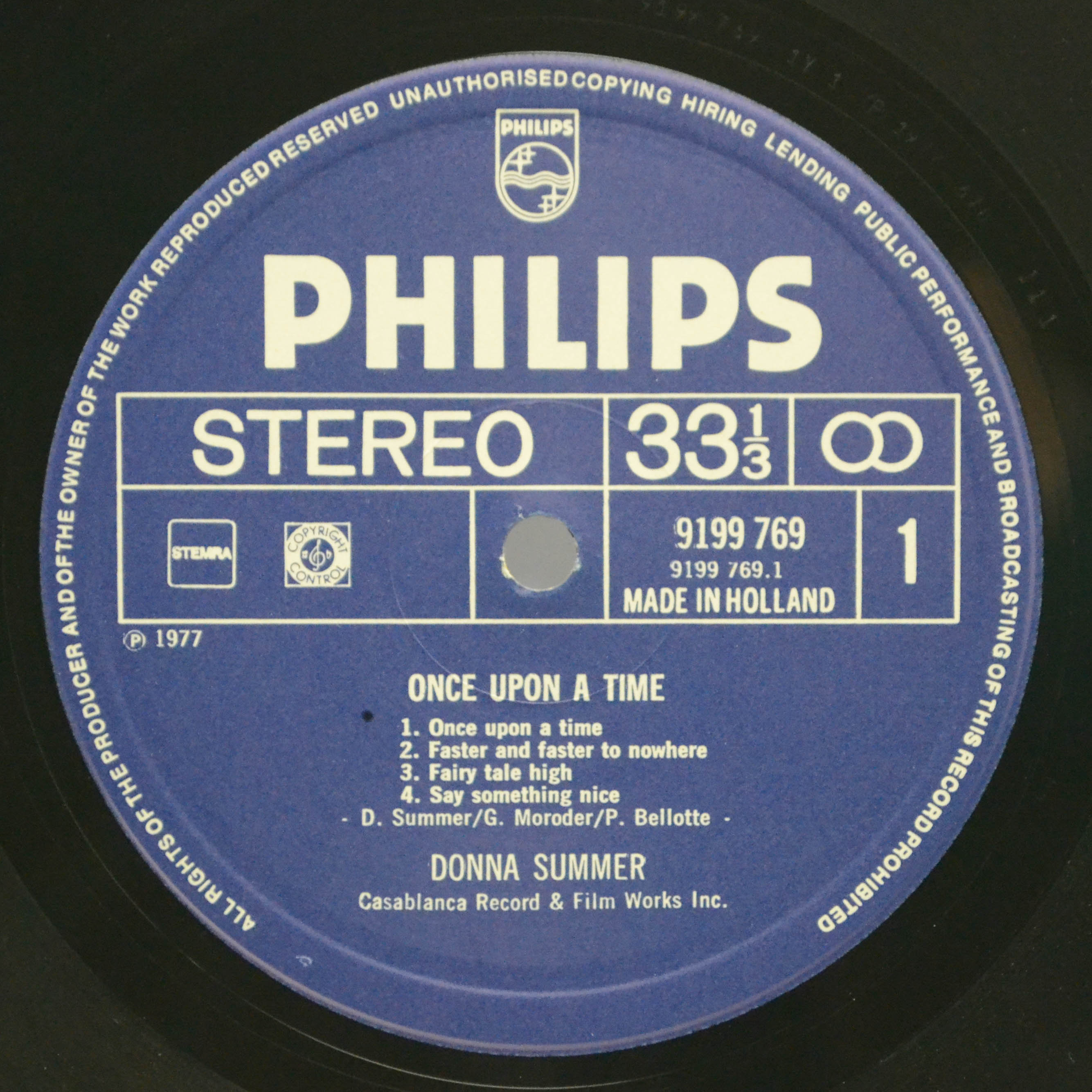 Виниловая пластинка Donna Summer — Once Upon A Time... (2LP), 1977