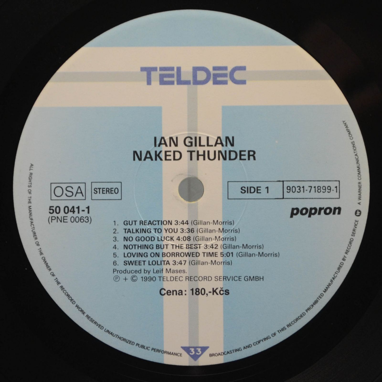 Ian Gillan — Naked Thunder, 1990