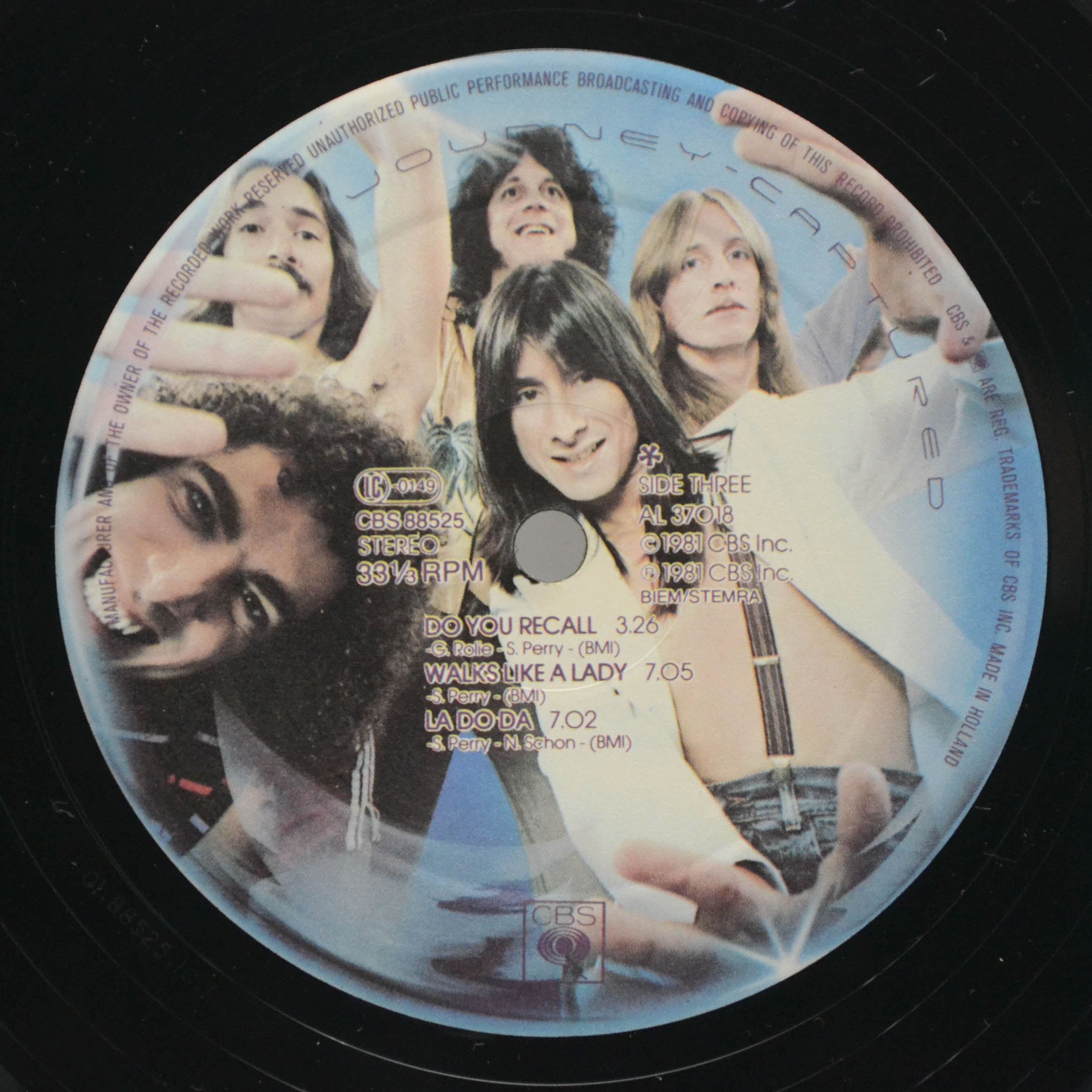 Journey — Captured (2LP), 1981