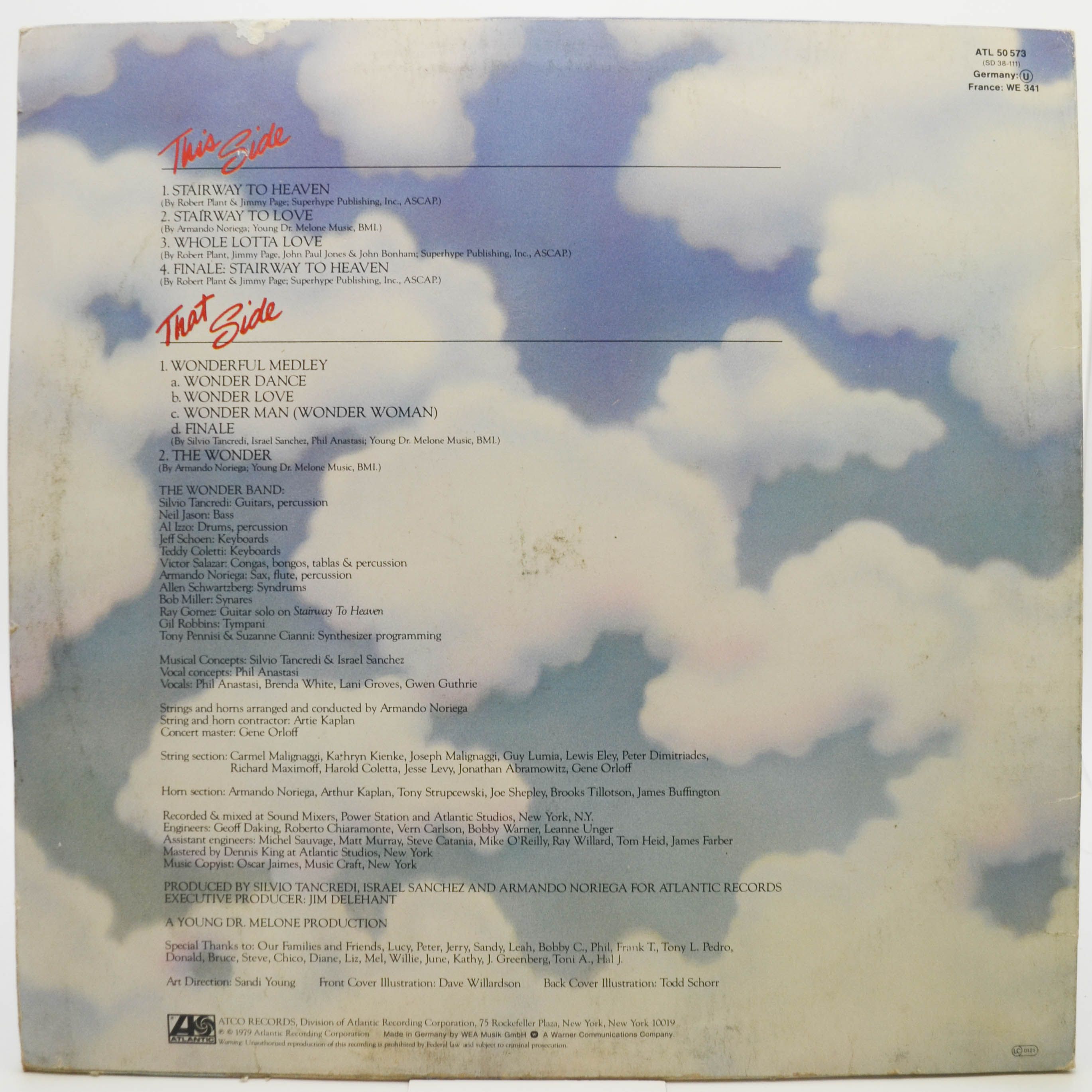 Виниловая пластинка The Wonder Band — Stairway To Love, 1979
