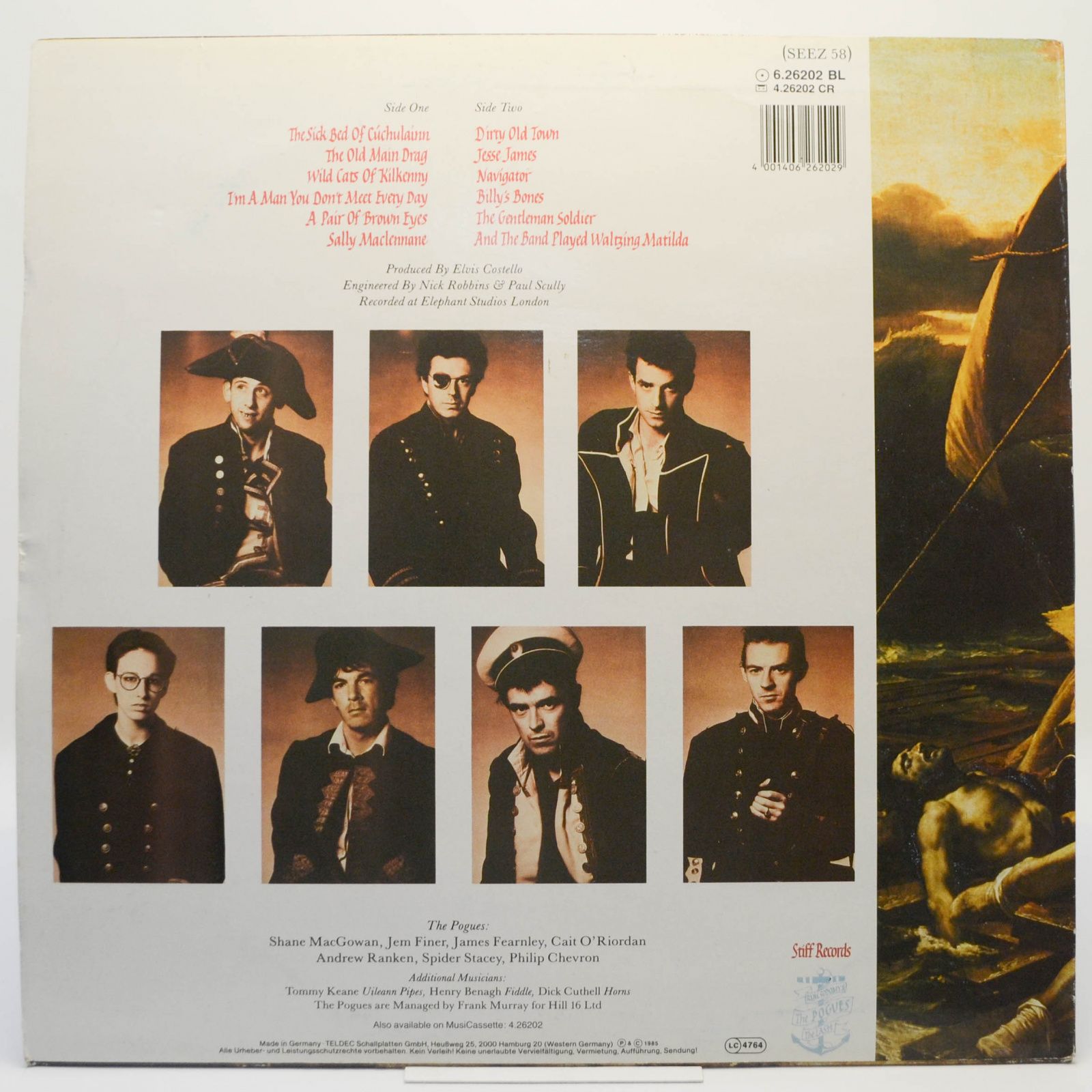 Виниловая пластинка Pogues — Rum Sodomy & The Lash, 1985