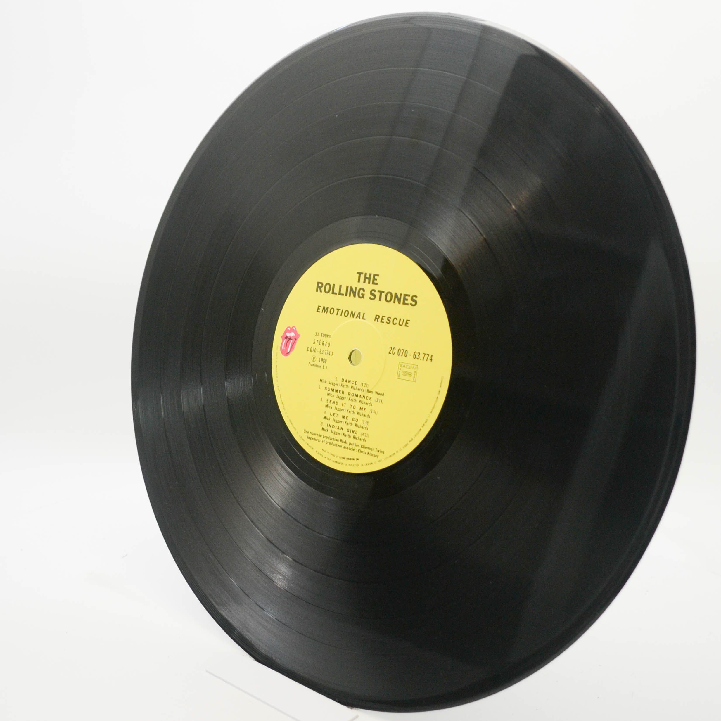 Rolling Stones — Emotional Rescue (poster), 1980