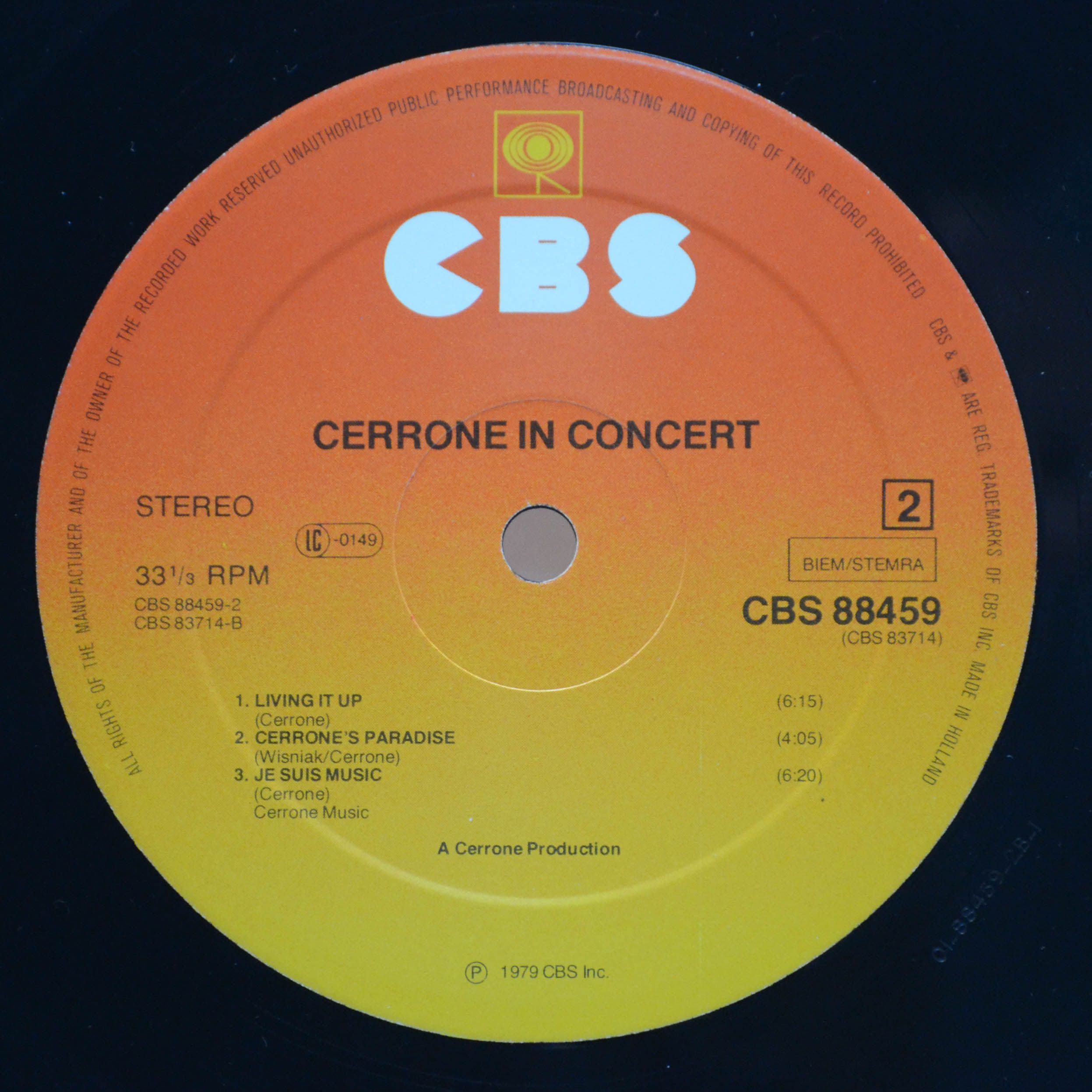 Cerrone — In Concert (2LP), 1979