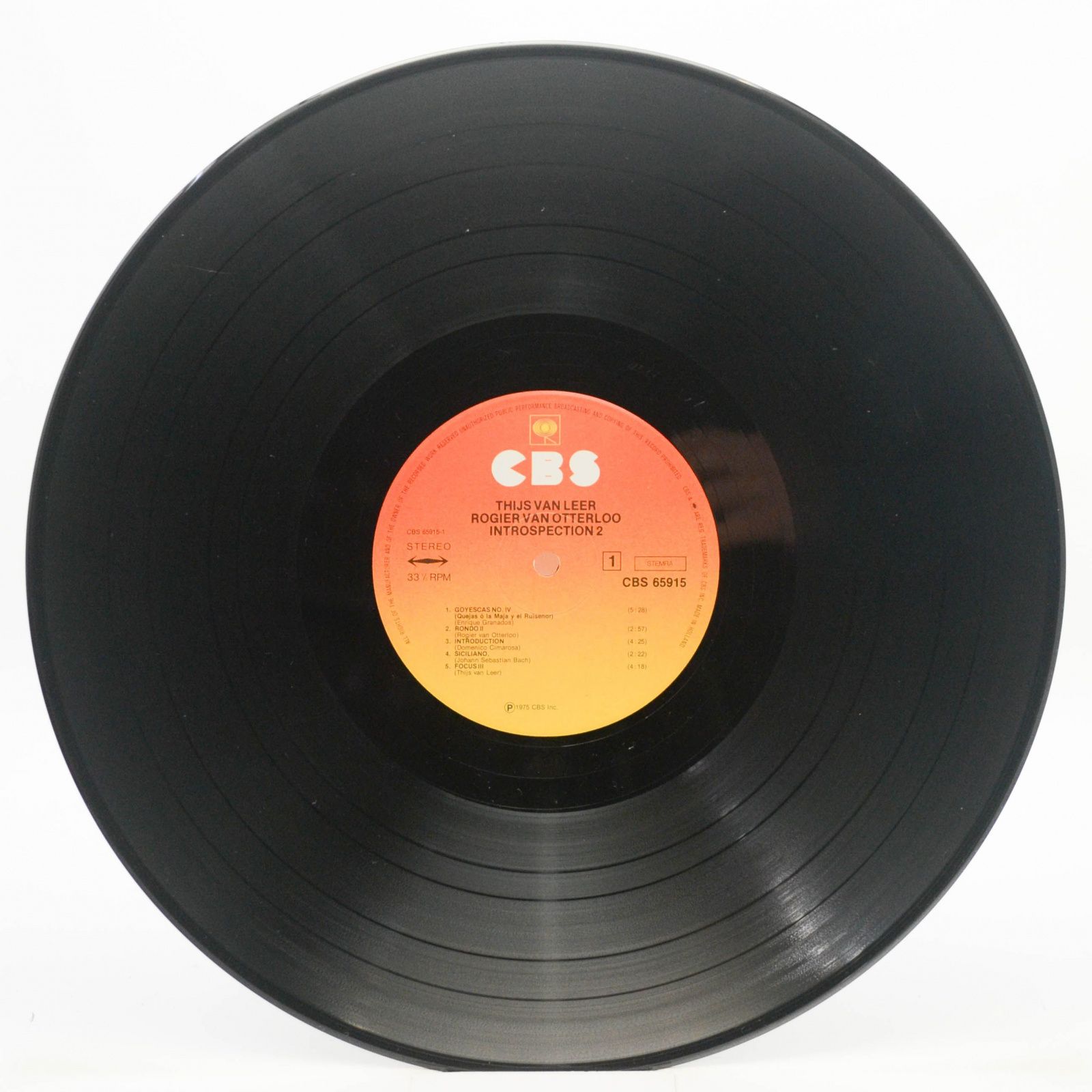 Виниловая пластинка Thijs van Leer — Introspection 2, 1975