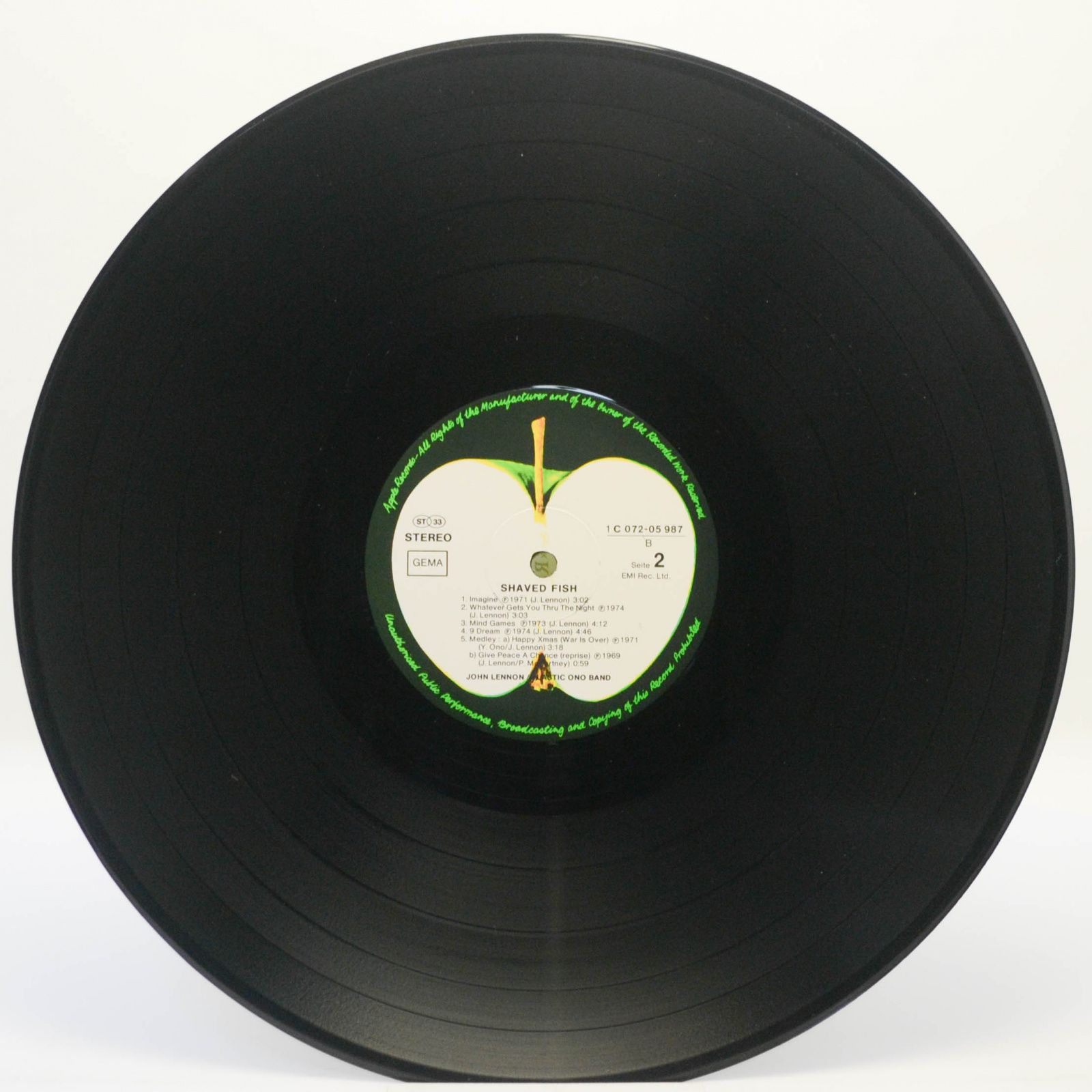 Lennon & The Plastic Ono Band — Shaved Fish, 1975