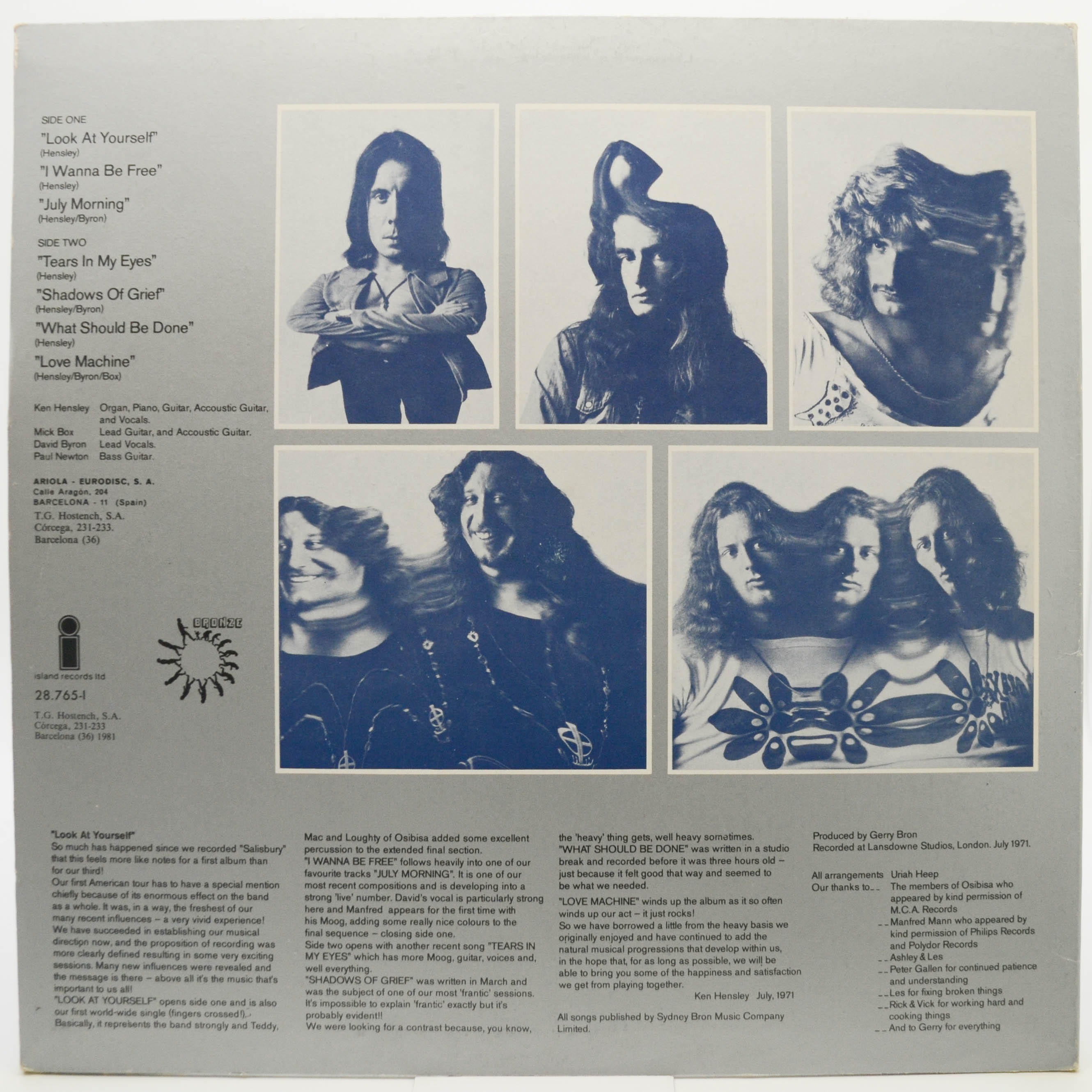 Uriah Heep — Look At Yourself, 1971