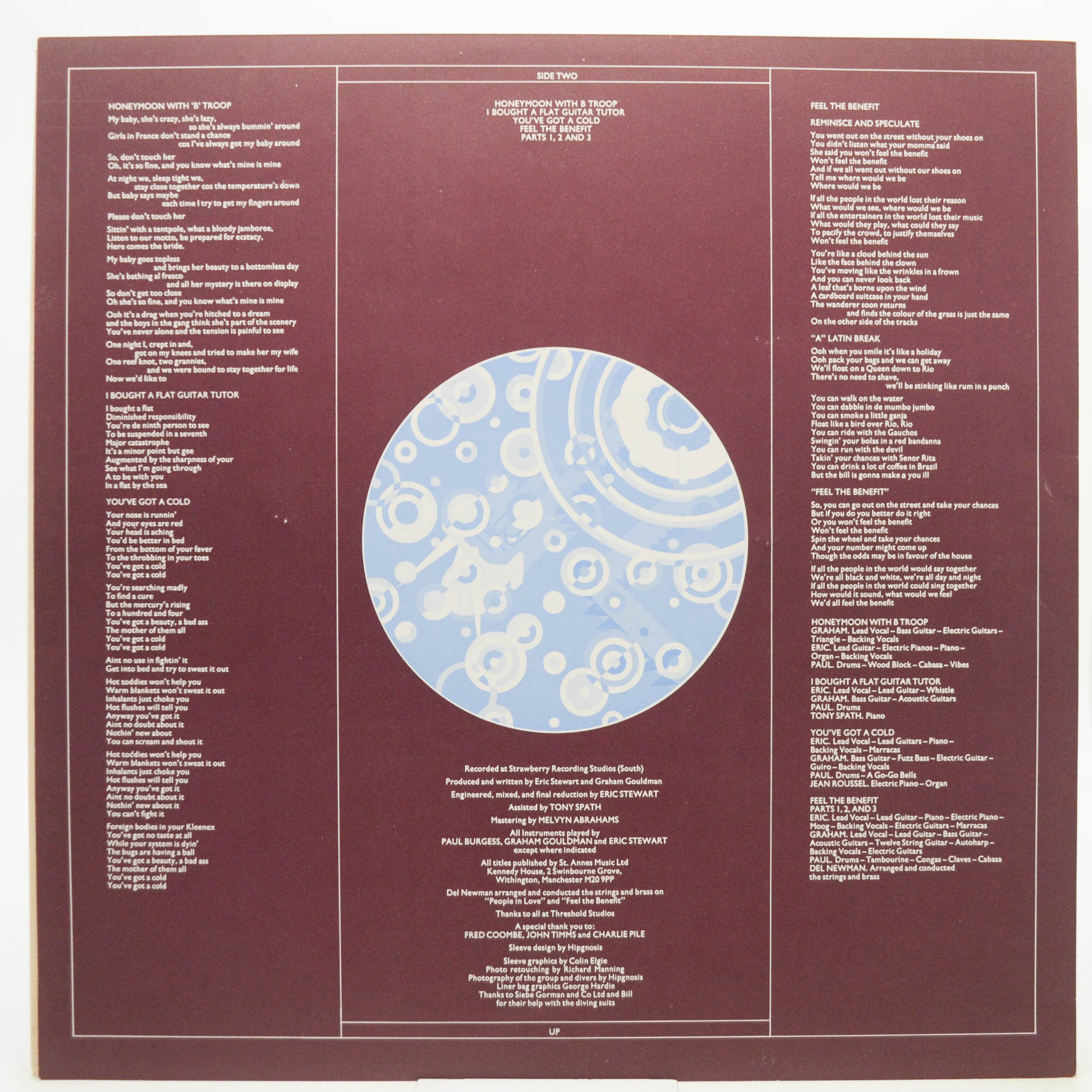 Виниловая пластинка 10cc — Deceptive Bends, 1977