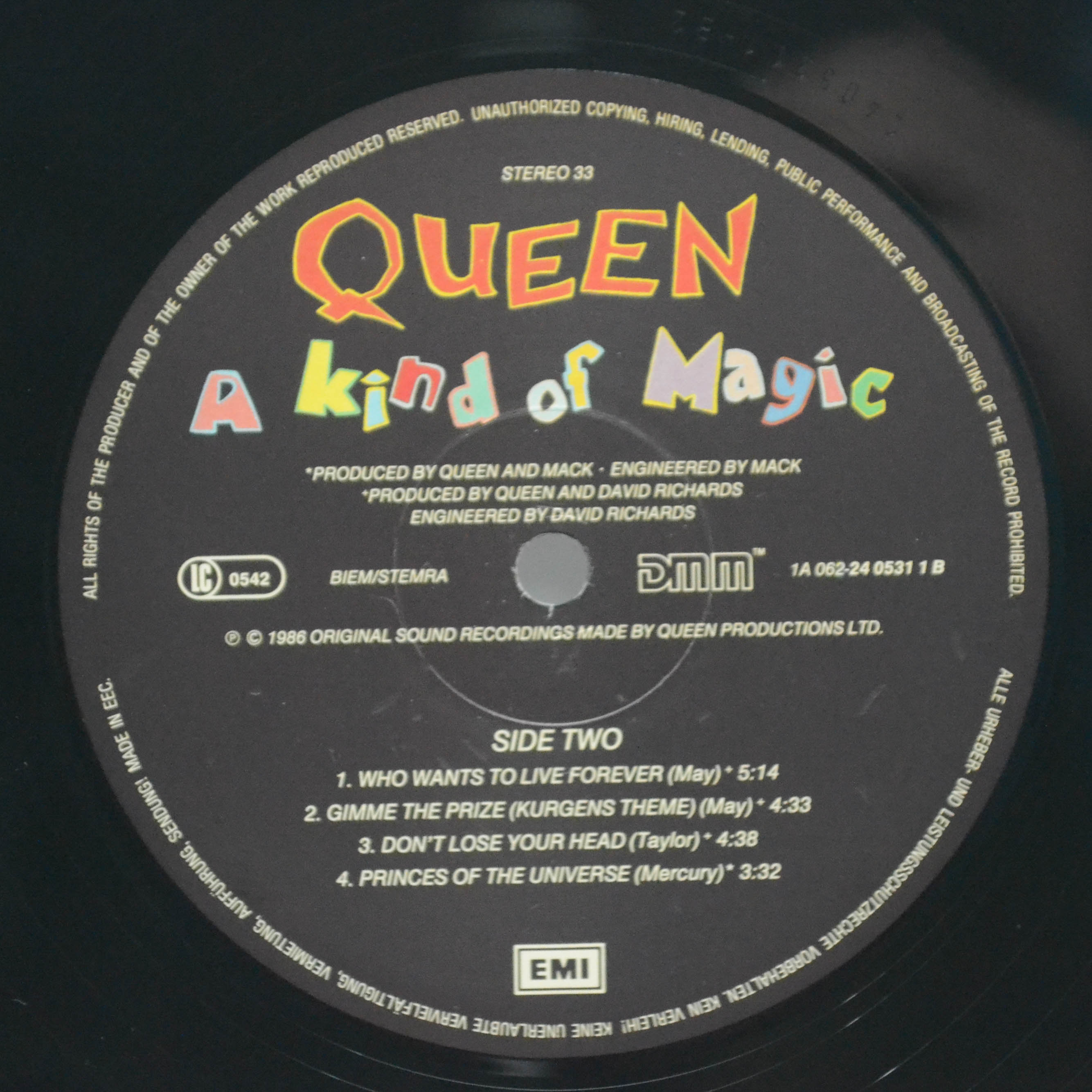 Queen — A Kind Of Magic, 1986