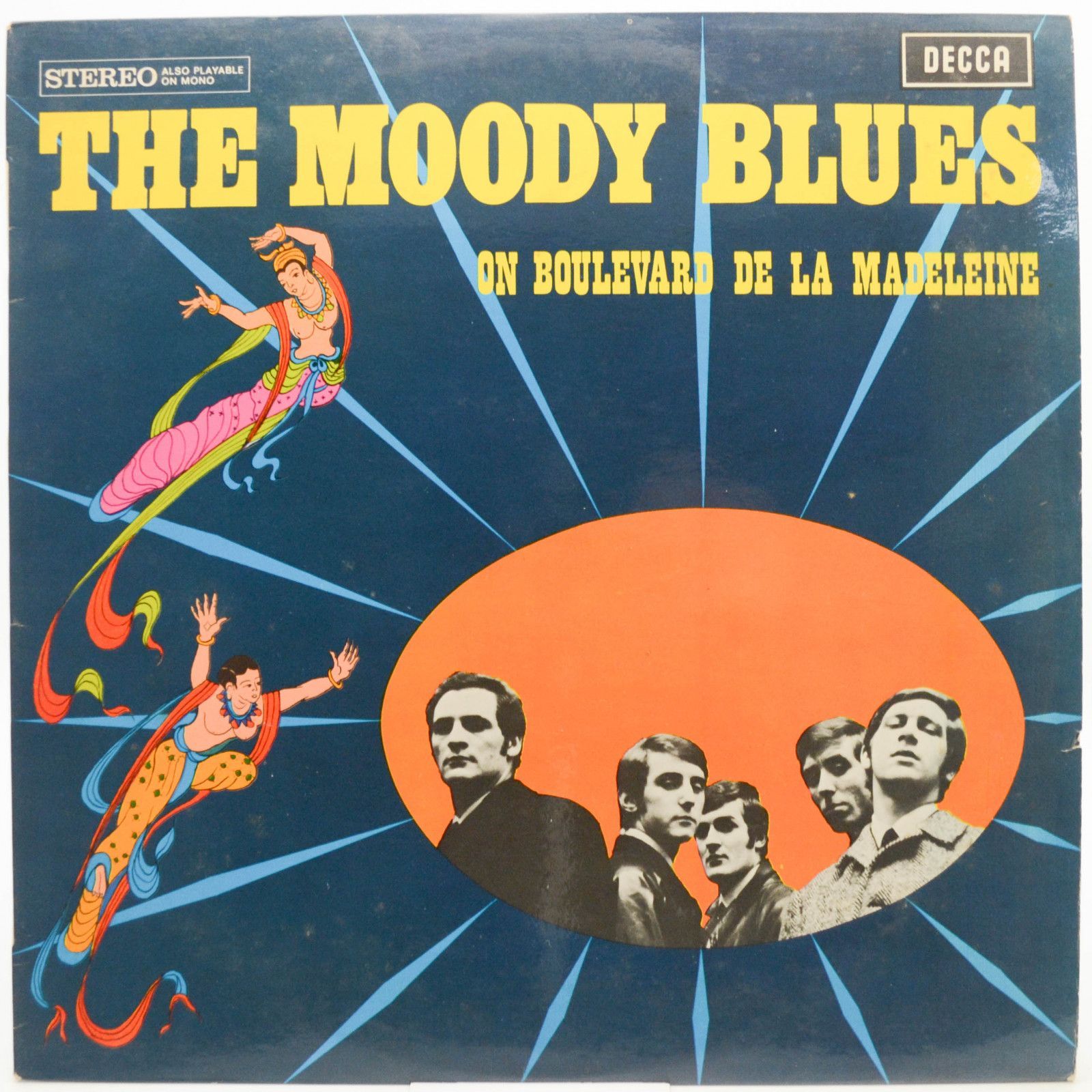 Виниловая пластинка Moody Blues — On Boulevard De La Madeleine, 1968