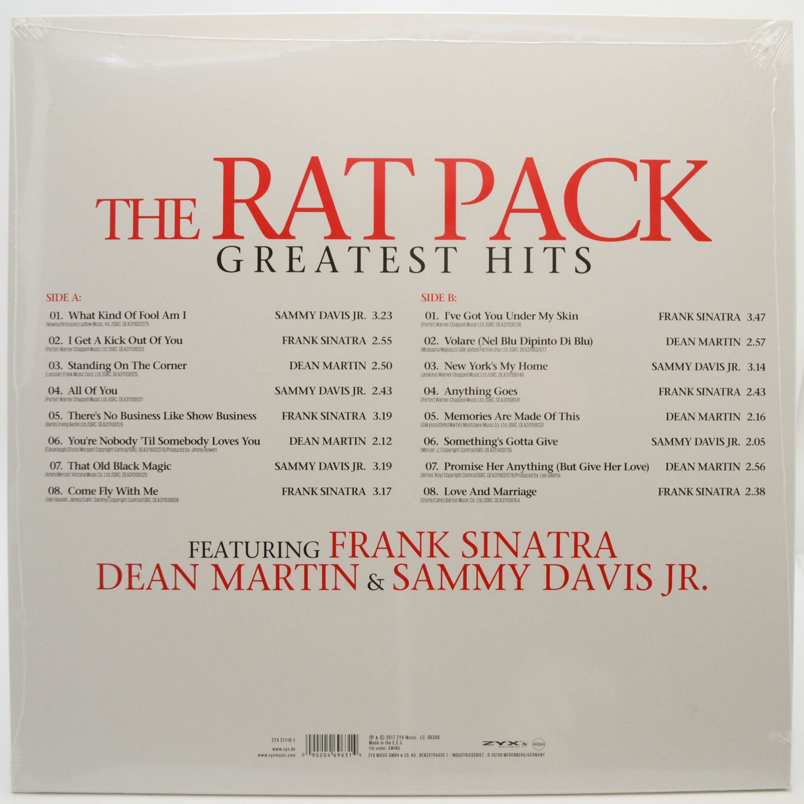 Виниловая пластинка Rat Pack — Greatest Hits, 2017