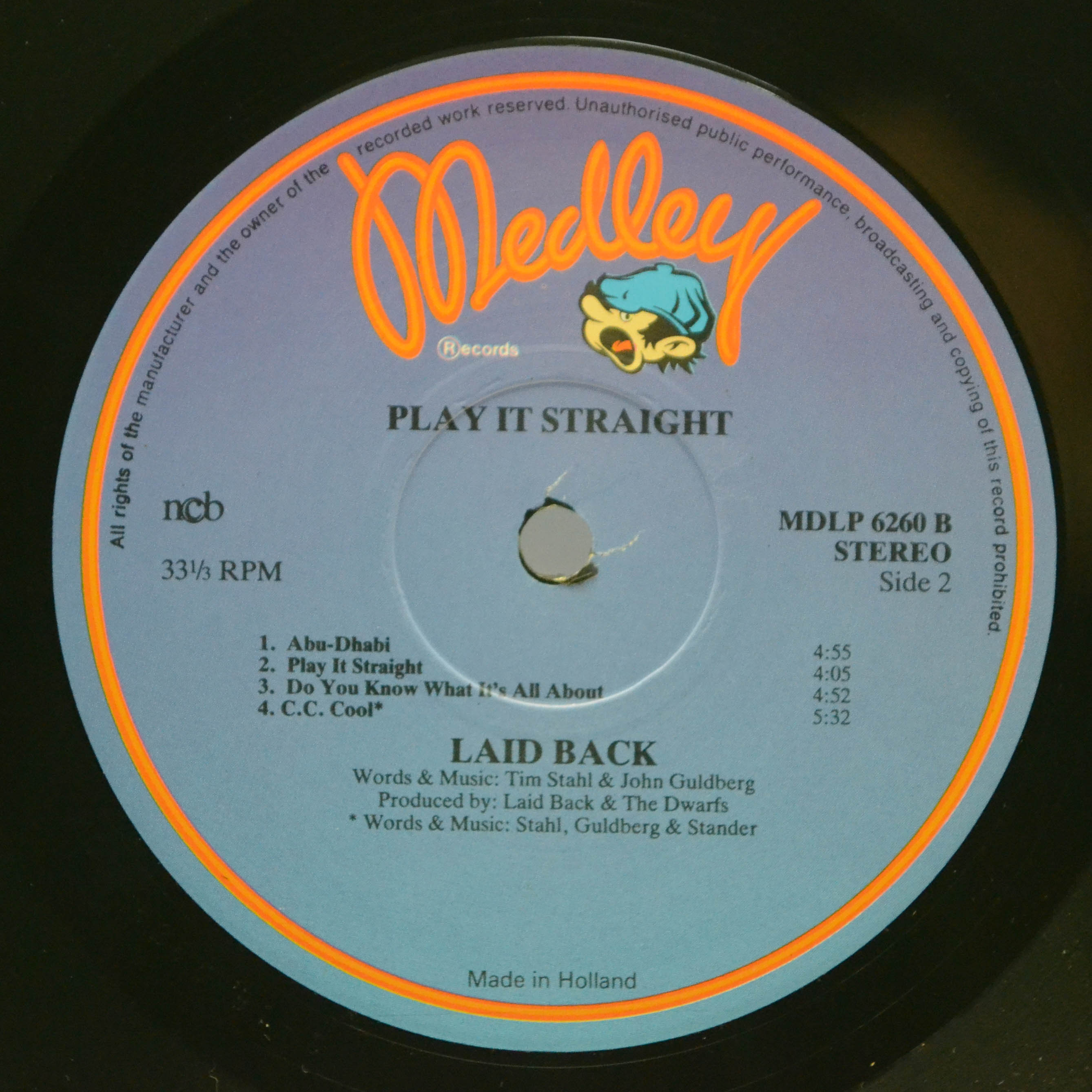 Laid Back — Play It Straight, 1985