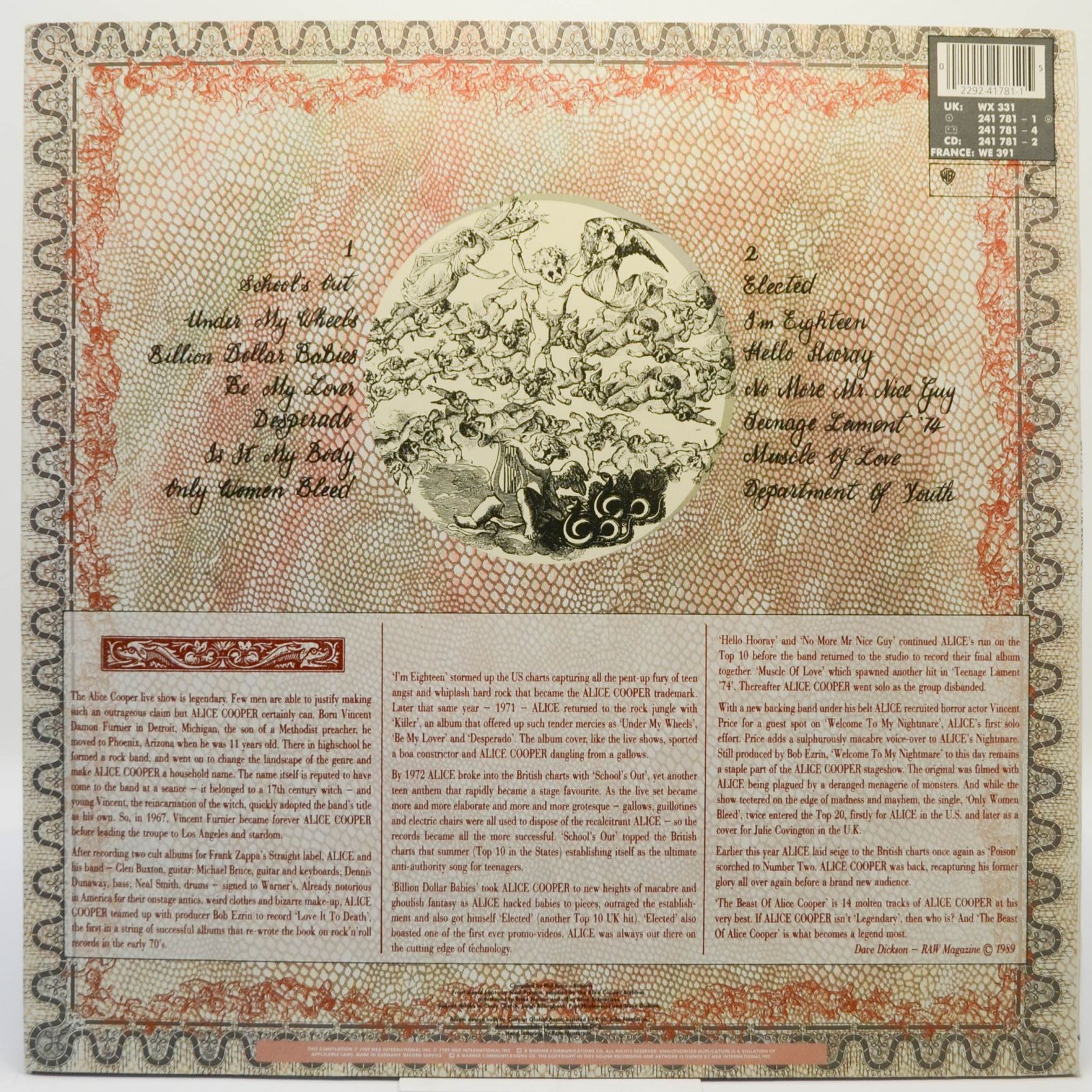 Alice Cooper — The Beast Of Alice Cooper, 1989