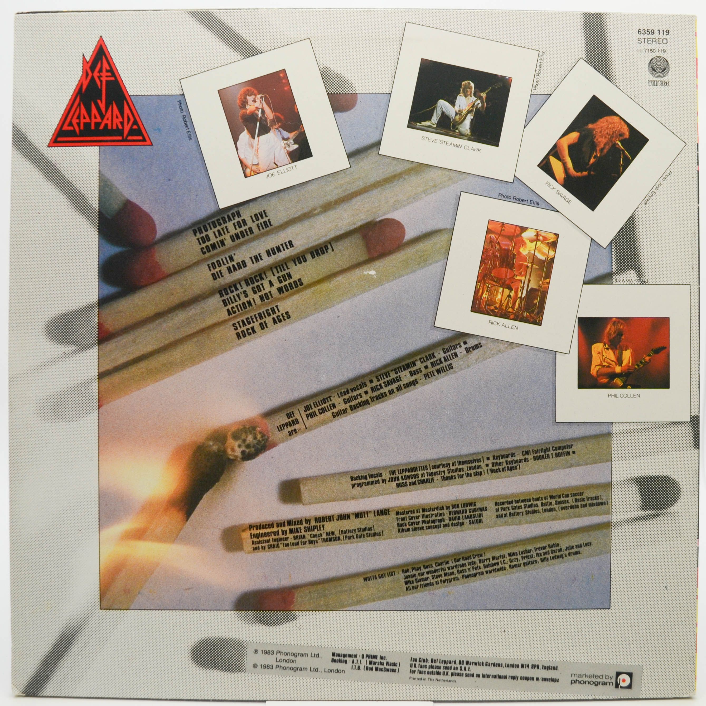 Def Leppard — Pyromania, 1983