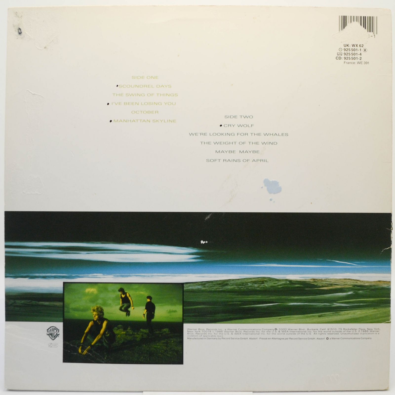 a-ha — Scoundrel Days, 1986