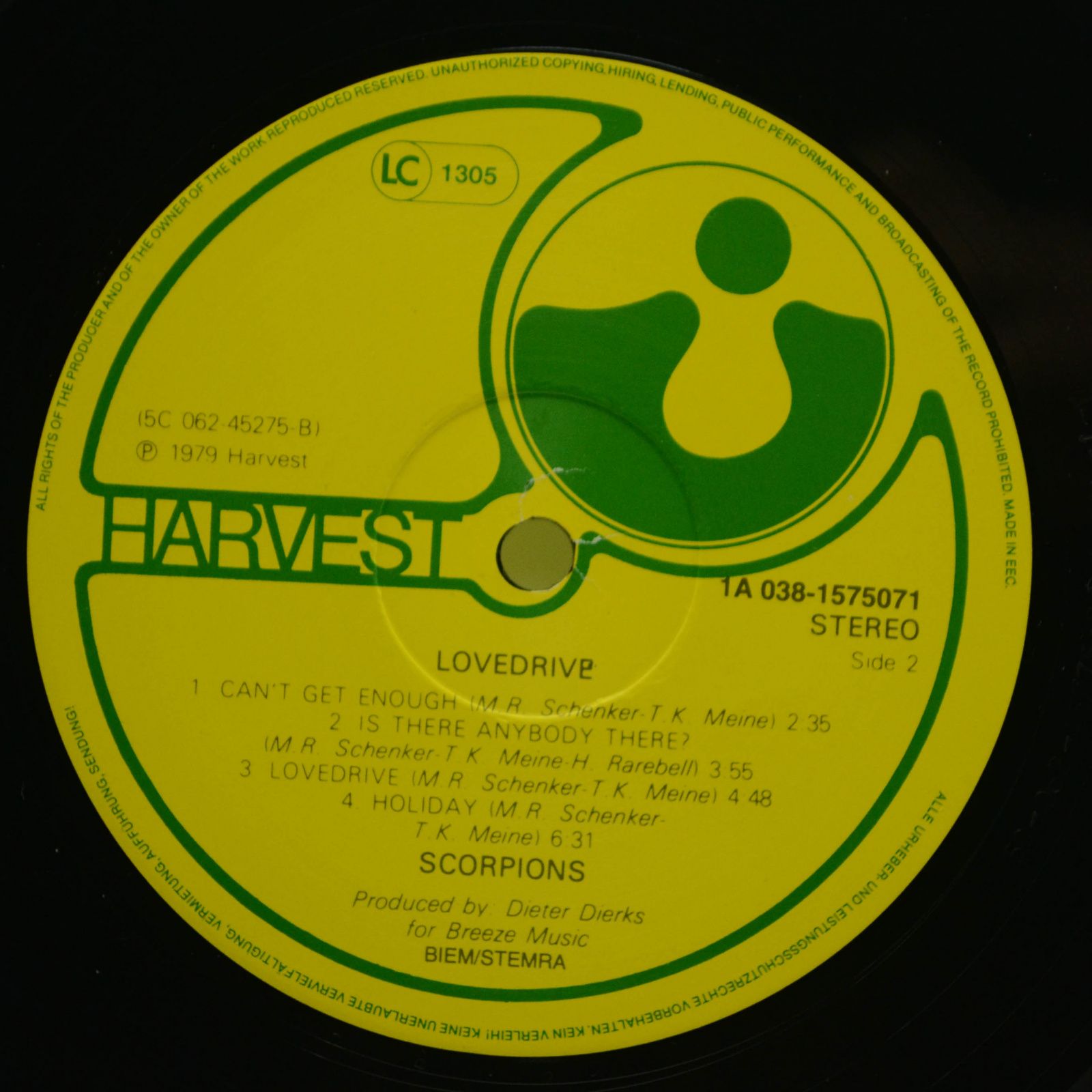 Виниловая пластинка Scorpions — Lovedrive, 1979