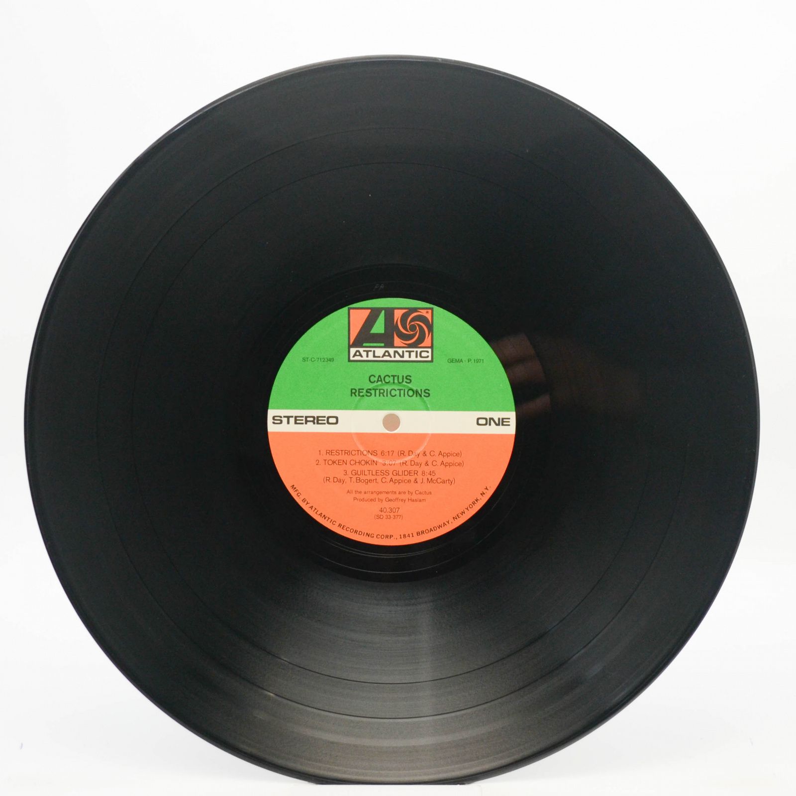 Cactus — Restrictions, 1971