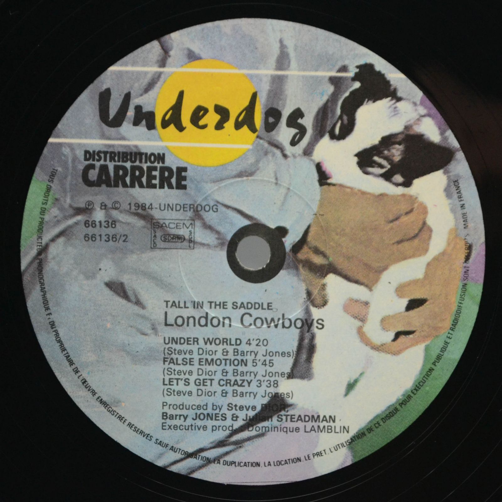 Виниловая пластинка London Cowboys — Tall In The Saddle, 1984