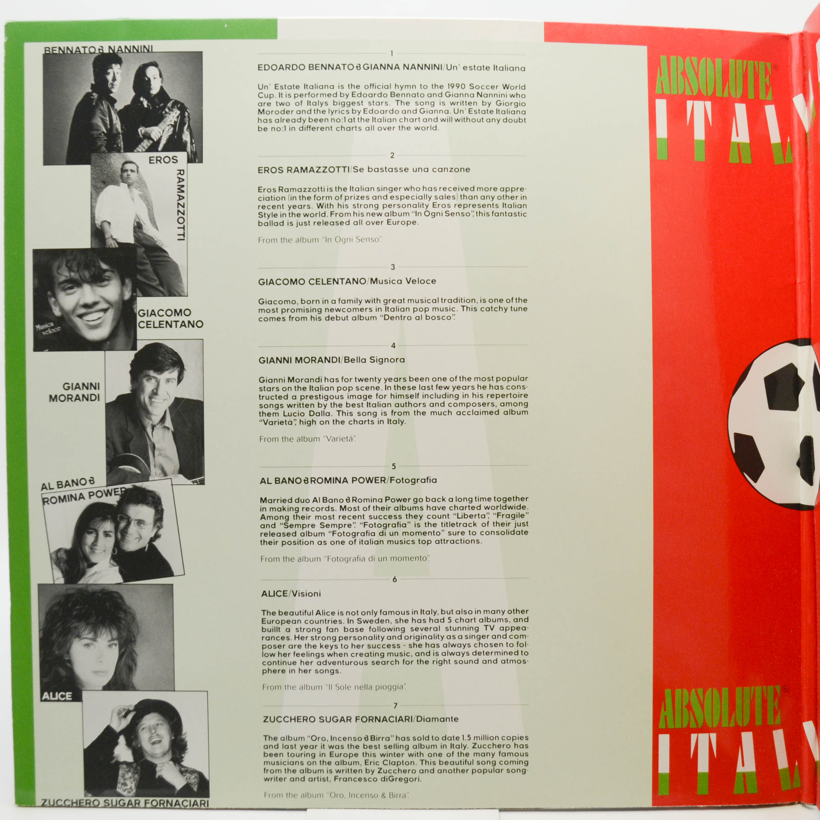 Various — Absolute Italiana, 1990