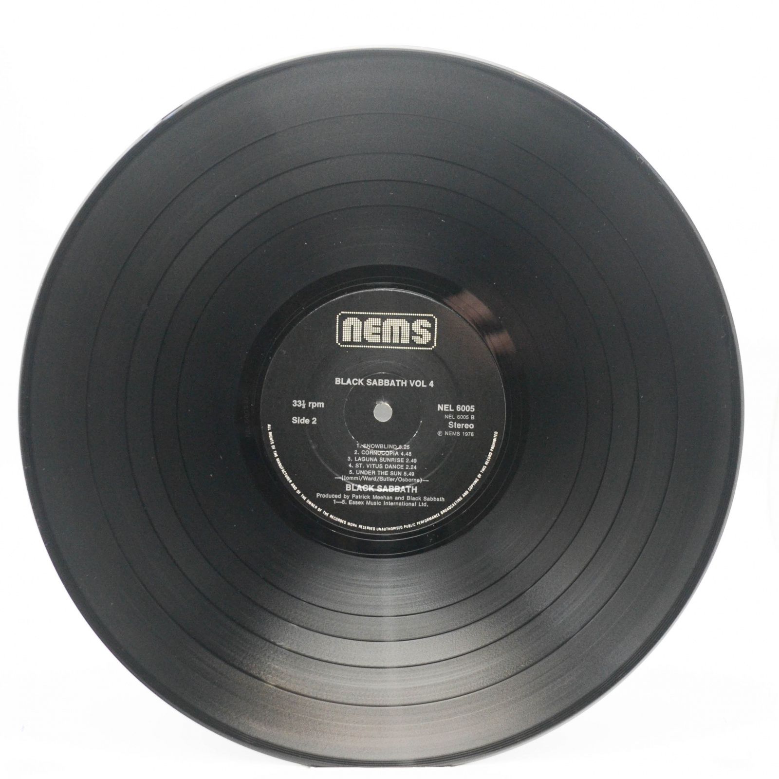 Black Sabbath — Black Sabbath Vol 4 (UK), 1972