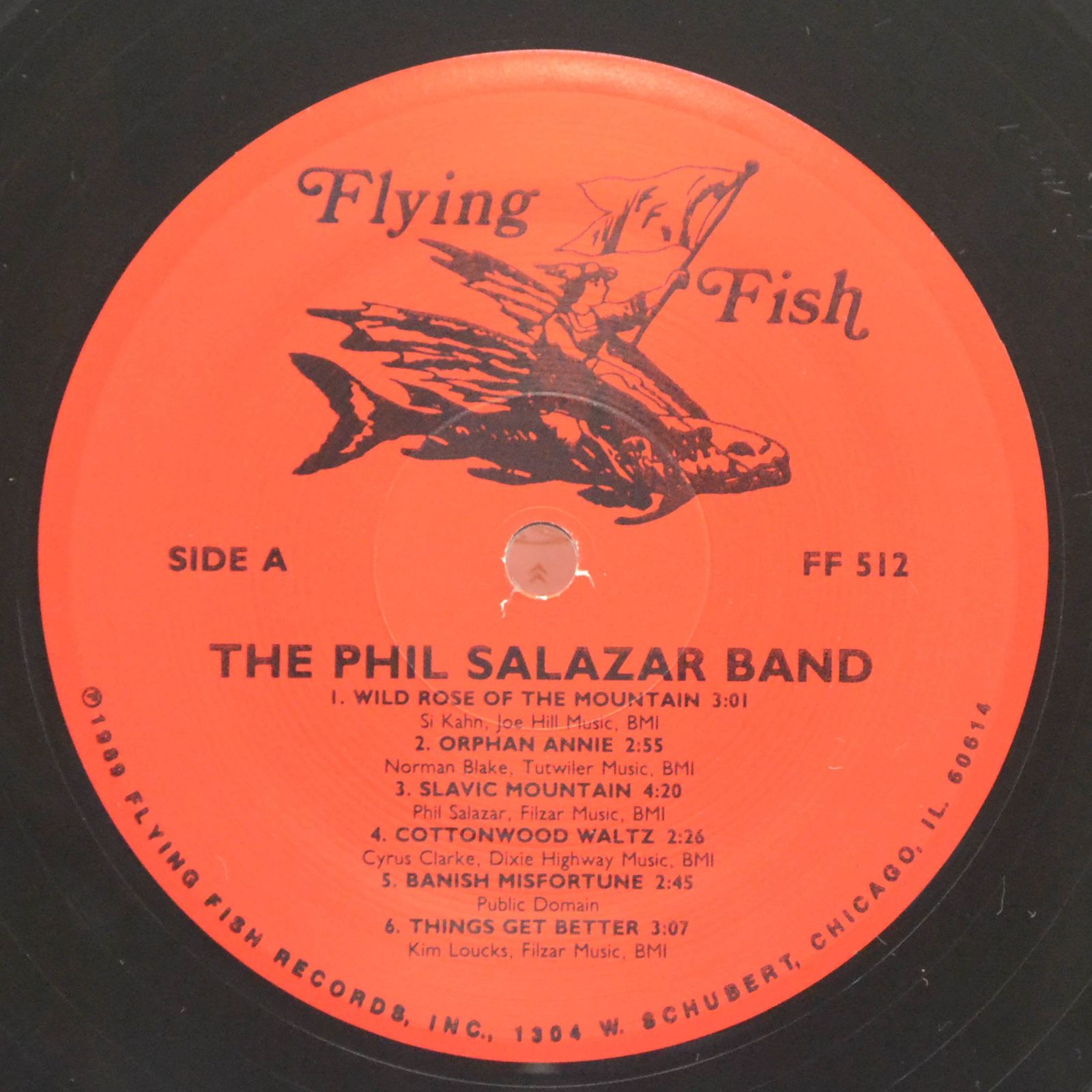 Виниловая пластинка Phil Salazar Band — The Phil Salazar Band, 1989