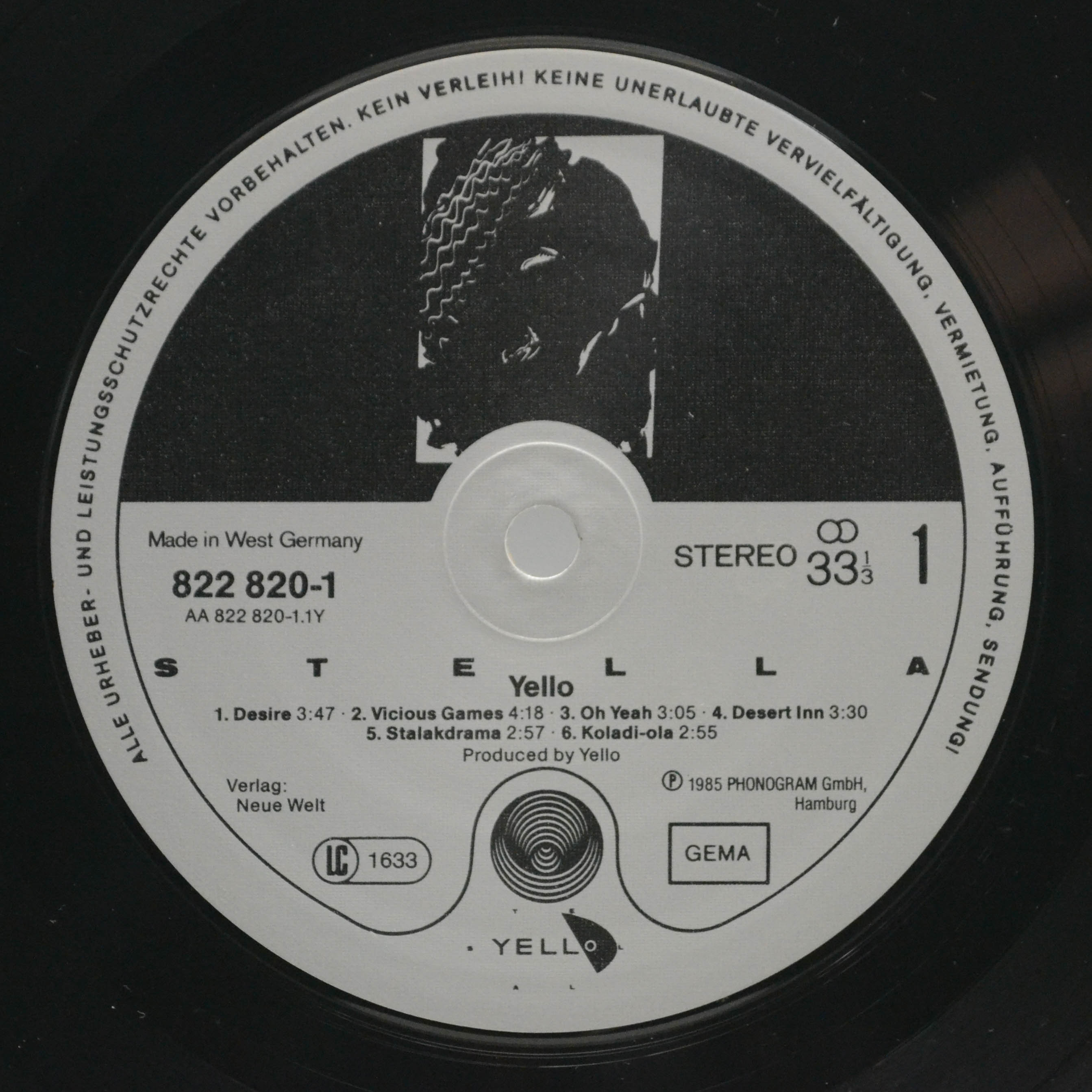 Yello — Stella, 1985