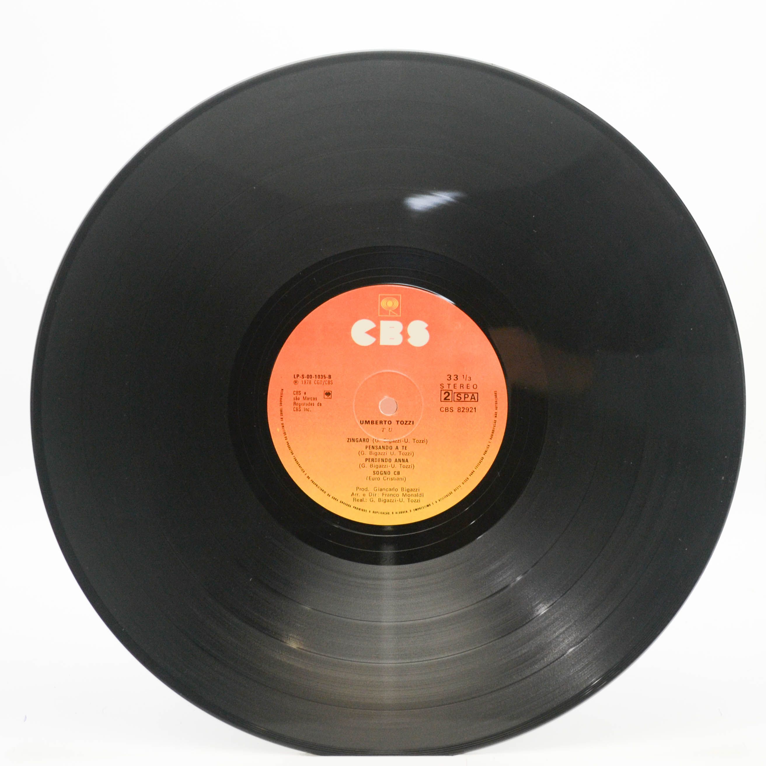 Виниловая пластинка Umberto Tozzi — Tu, 1978