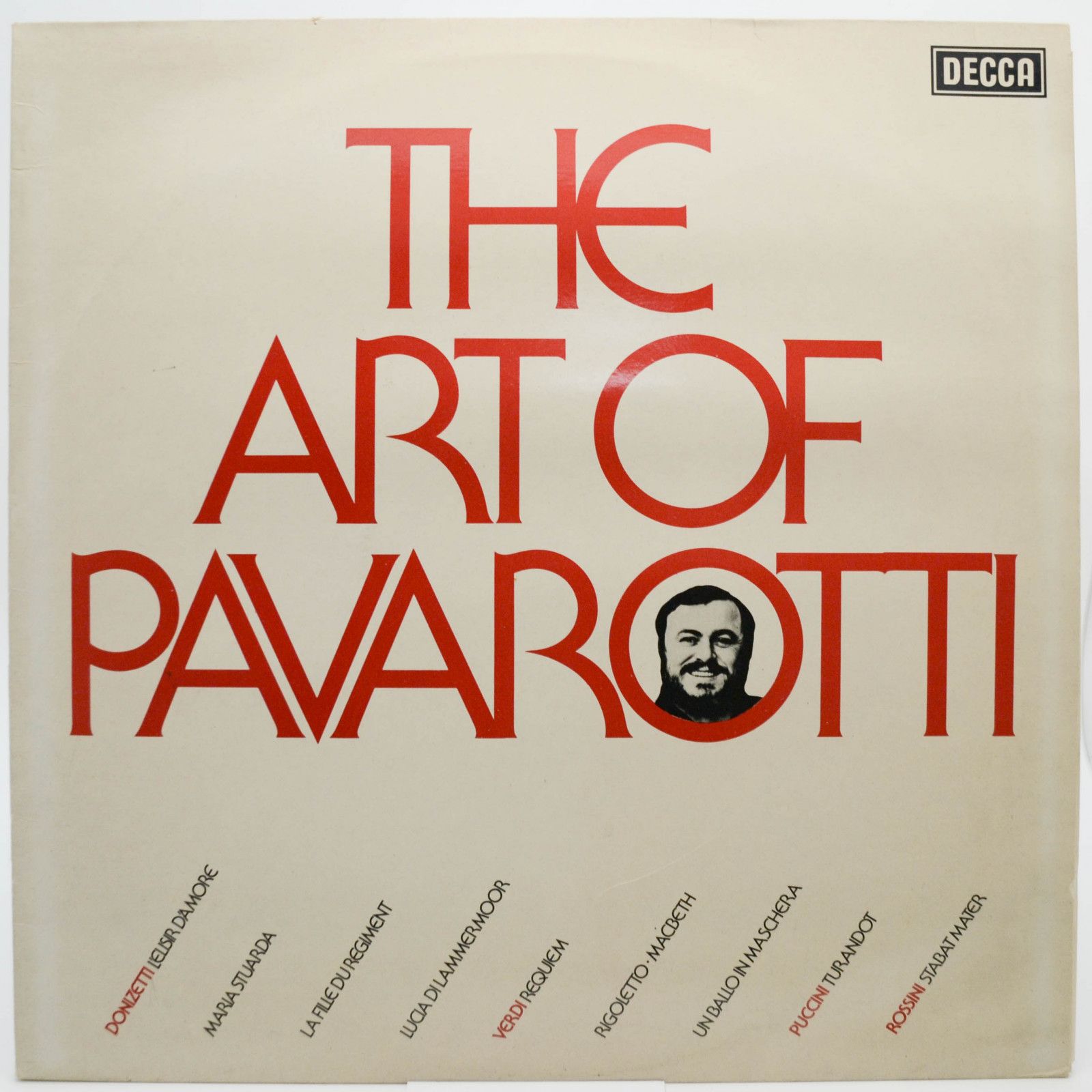 Luciano Pavarotti — The Art Of Pavarotti (UK), 1977