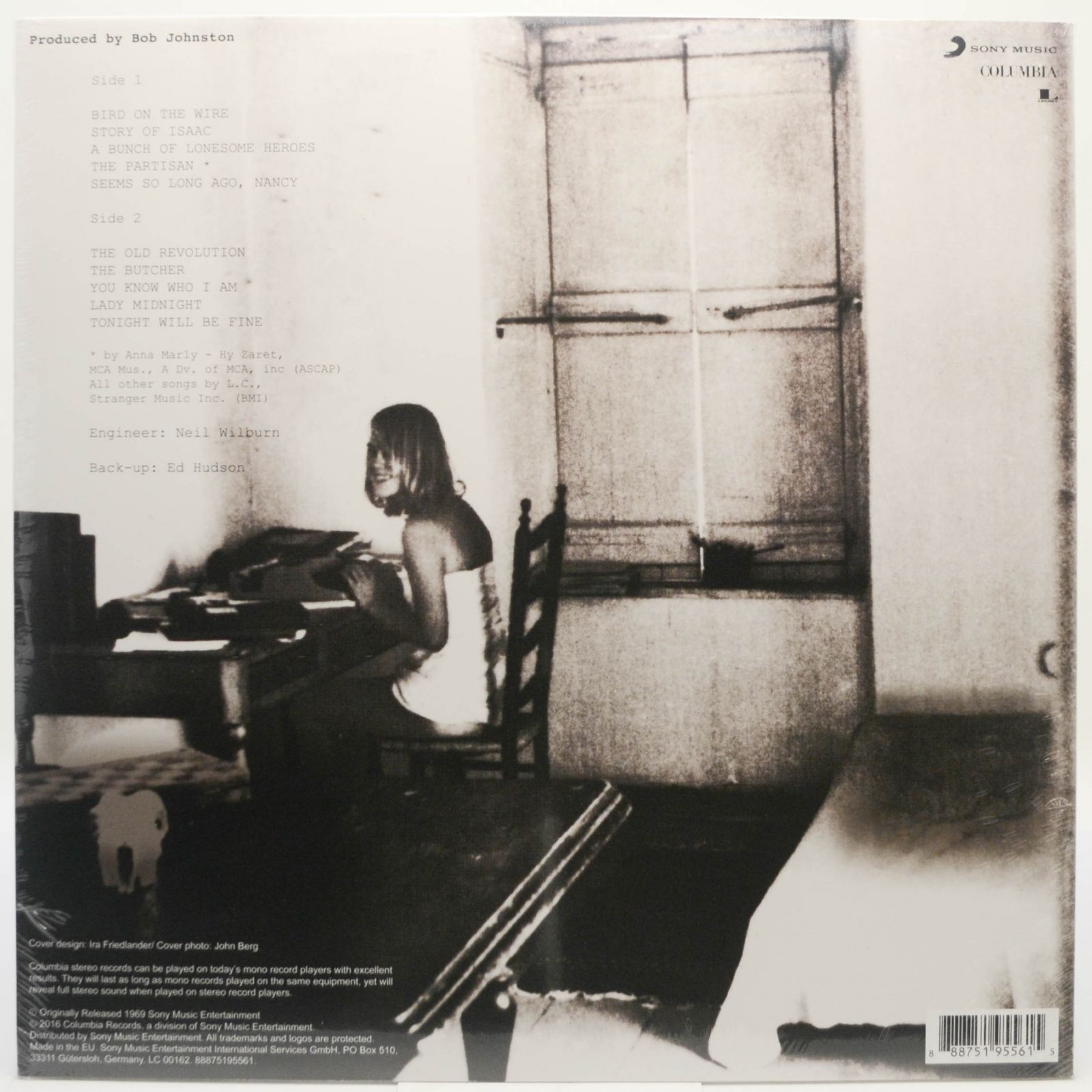 Leonard Cohen — Songs From A Room, 1969