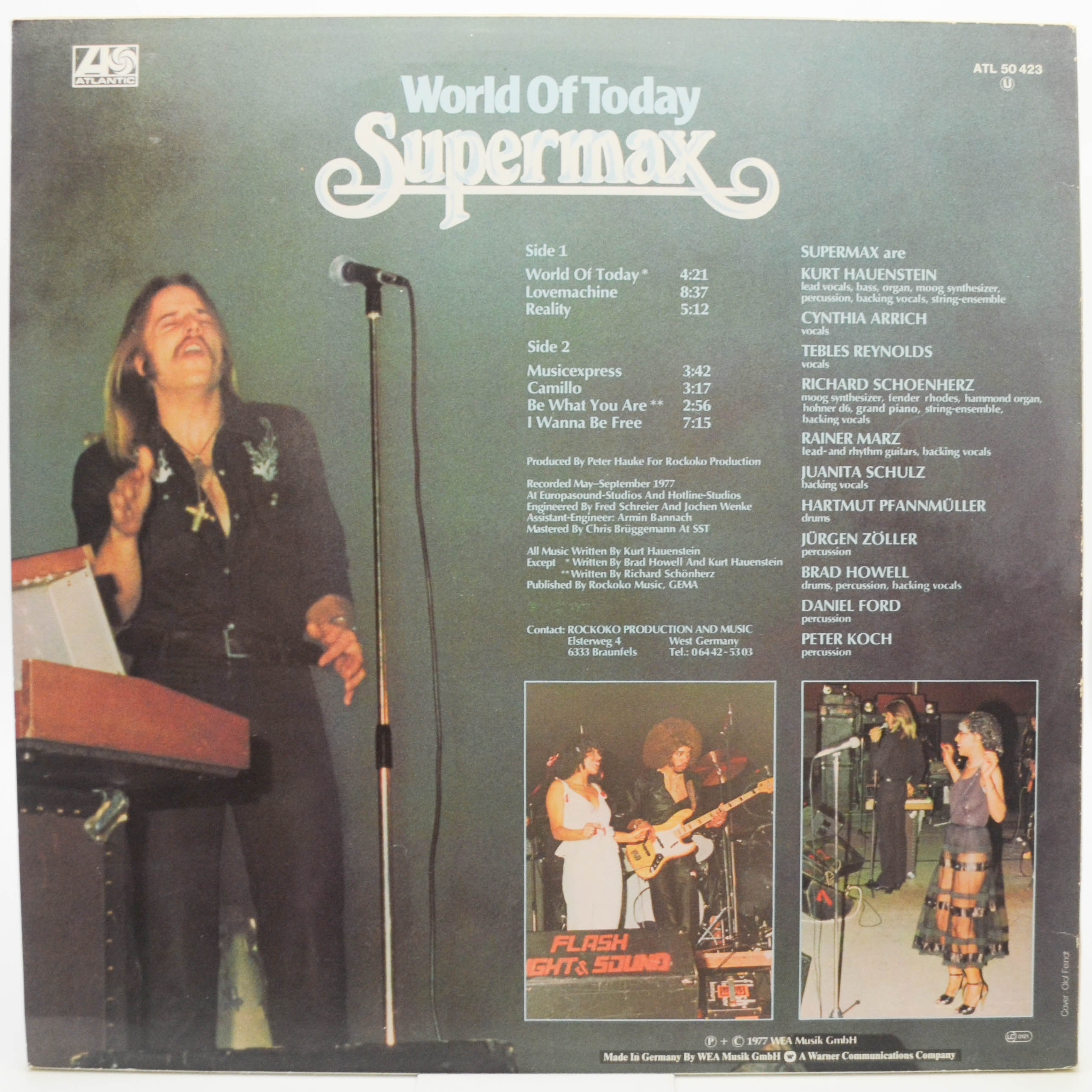 Supermax — World Of Today, 1977
