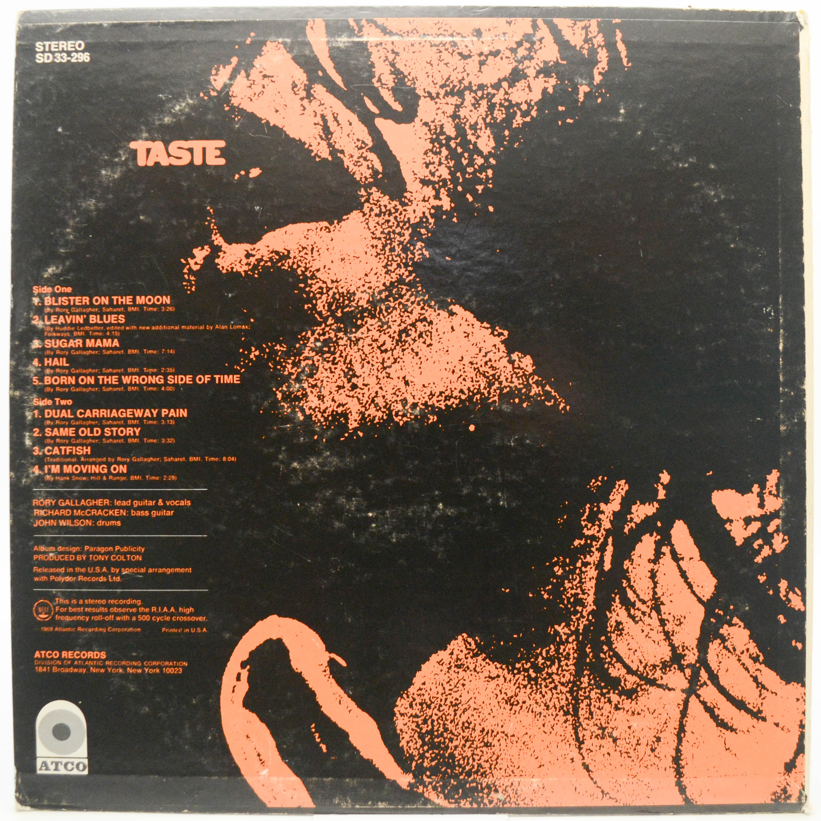Taste — Taste (USA), 1969