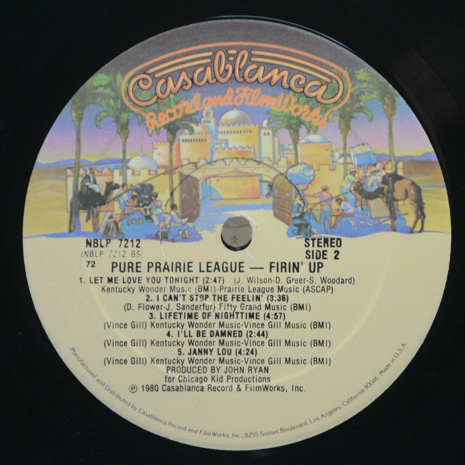 Виниловая пластинка Pure Prairie League — Firin' Up, 1980