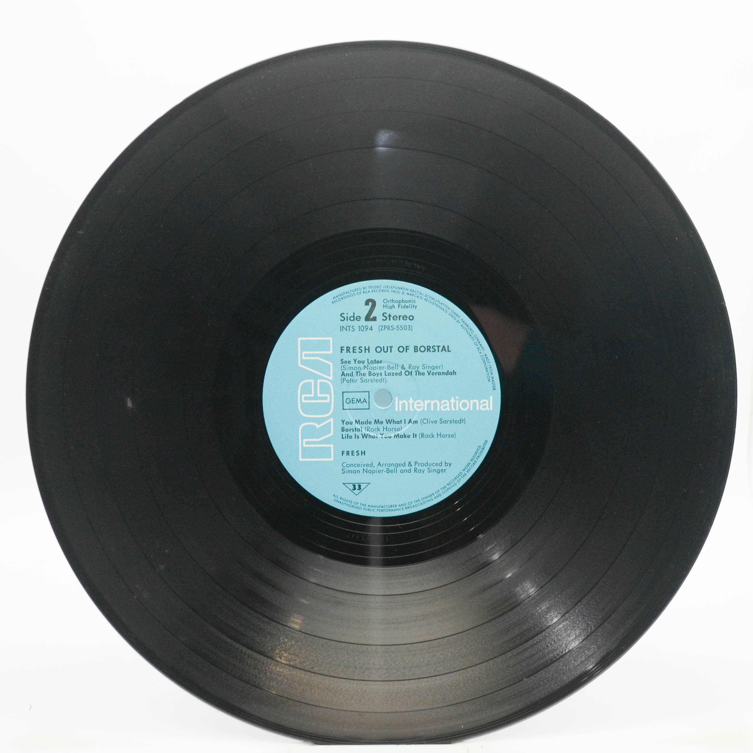Виниловая пластинка Fresh — Fresh Out Of Borstal, 1972