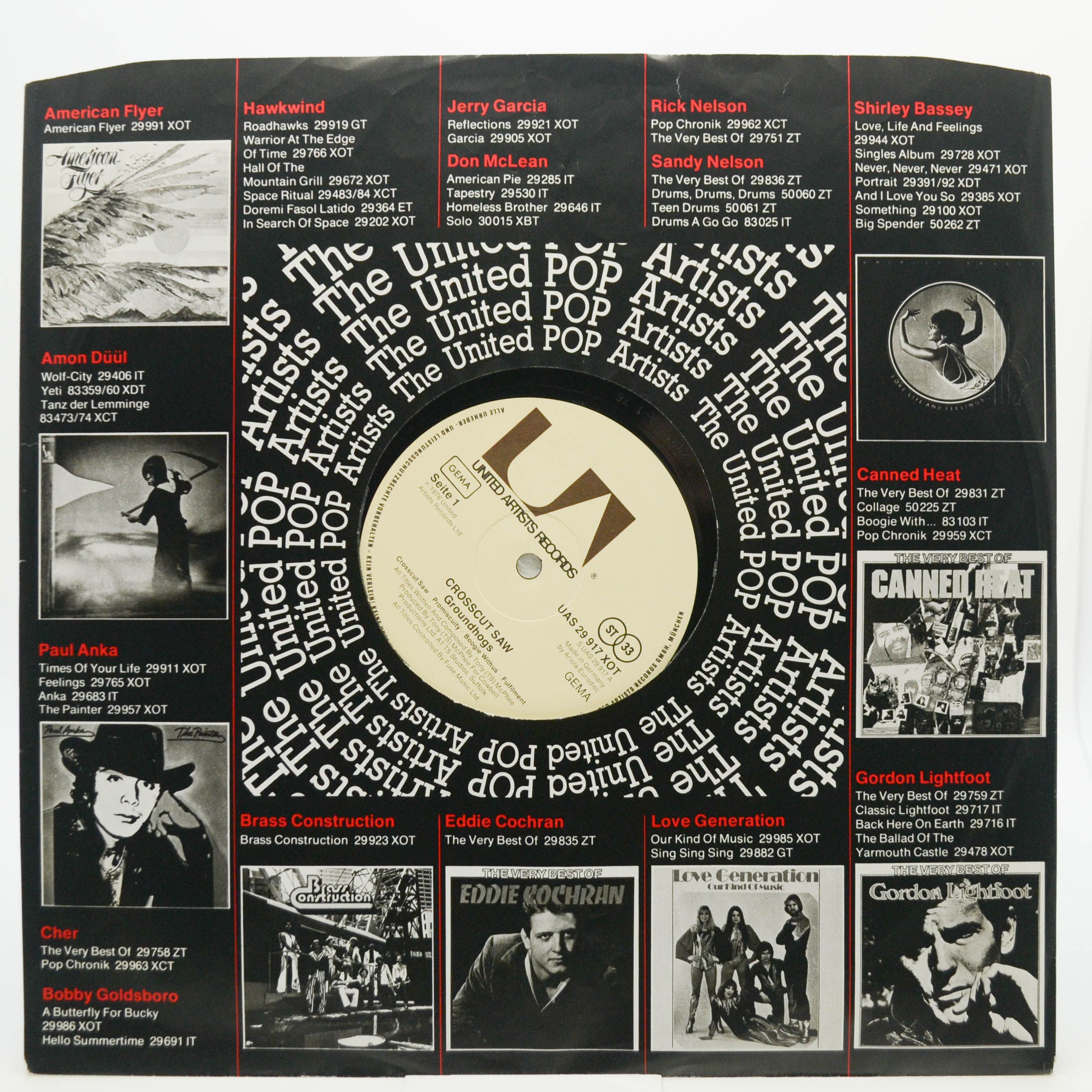 Groundhogs — Crosscut Saw, 1976