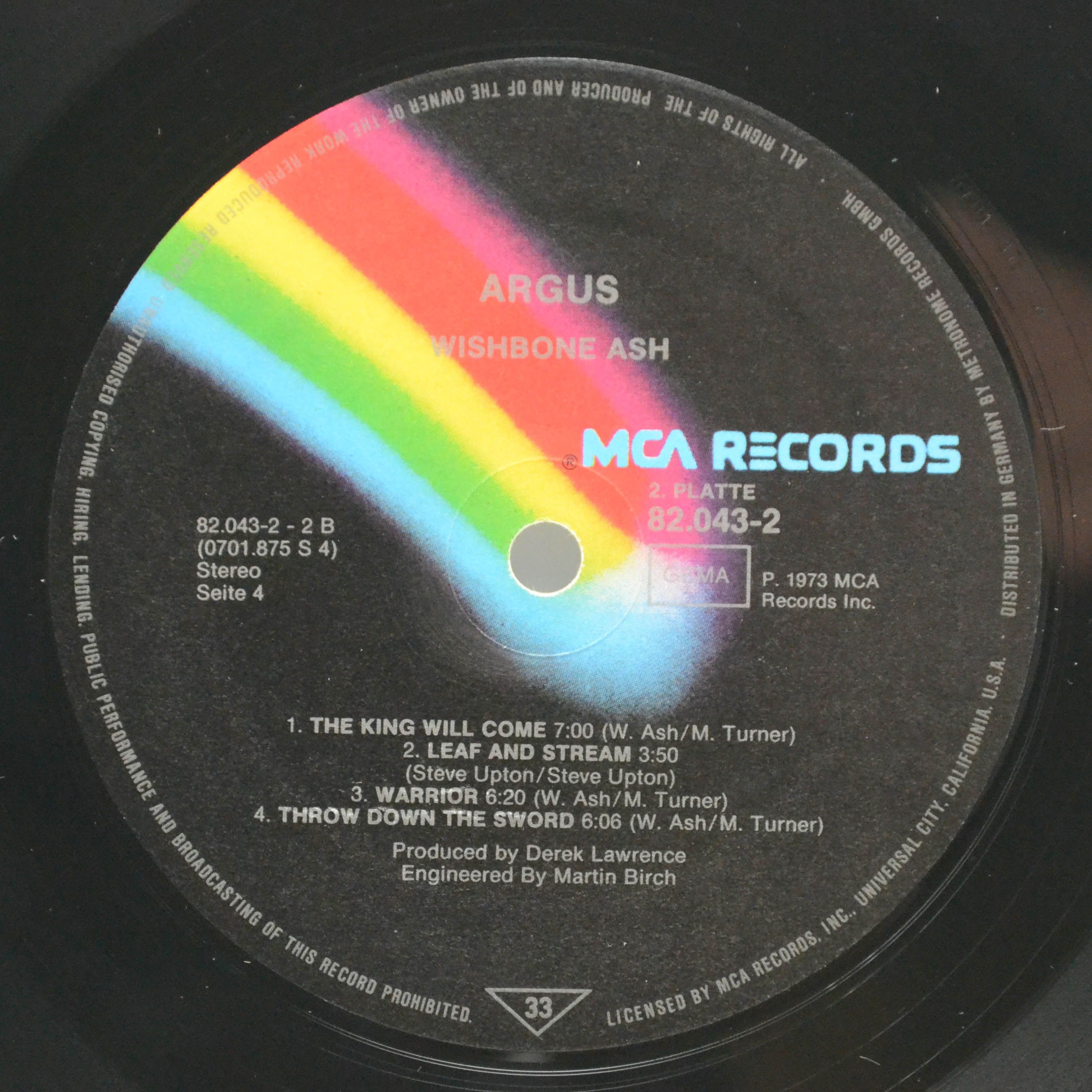 Виниловая пластинка Wishbone Ash — Pilgrimage / Argus (2LP), 1974