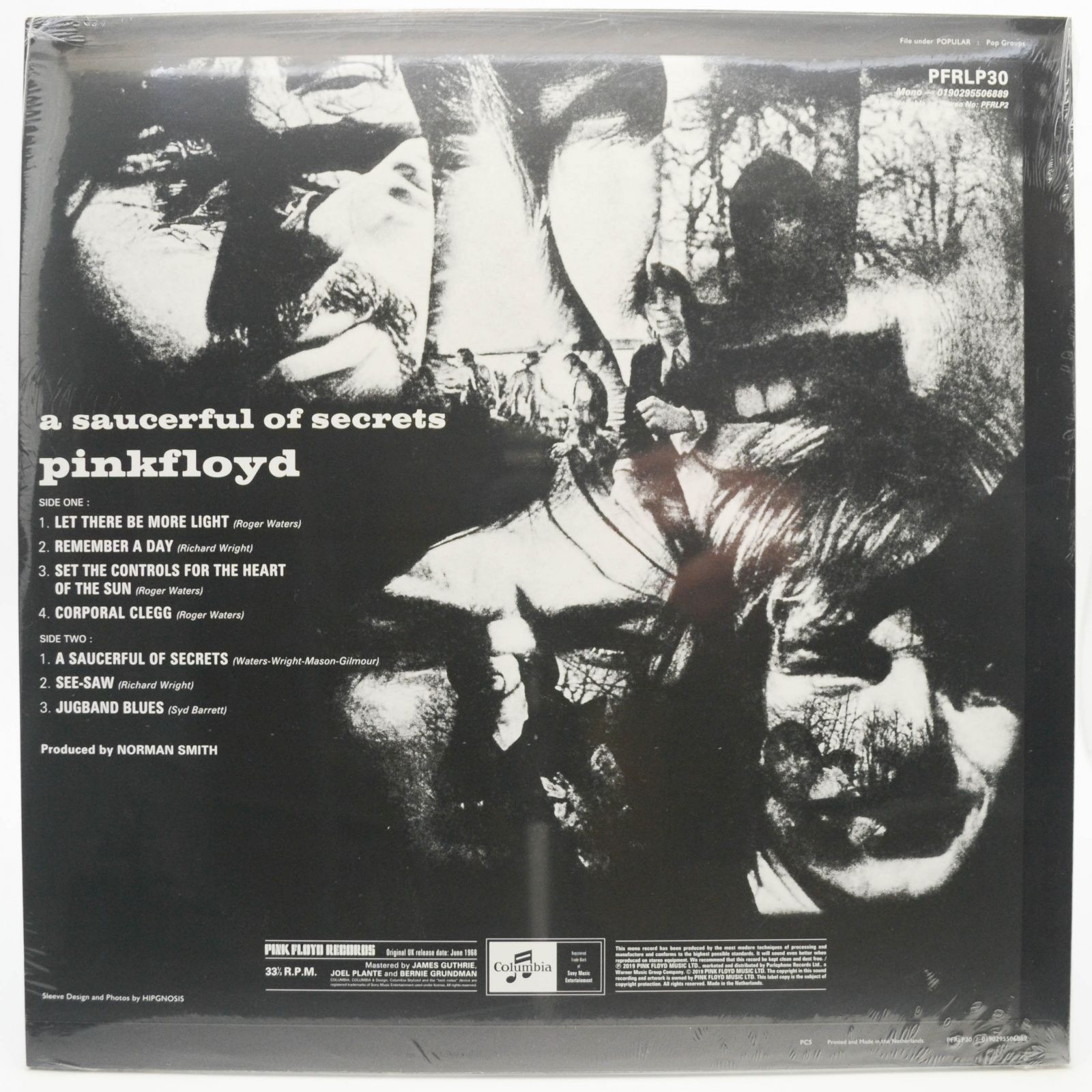Виниловая пластинка Pink Floyd — A Saucerful Of Secrets, 1968