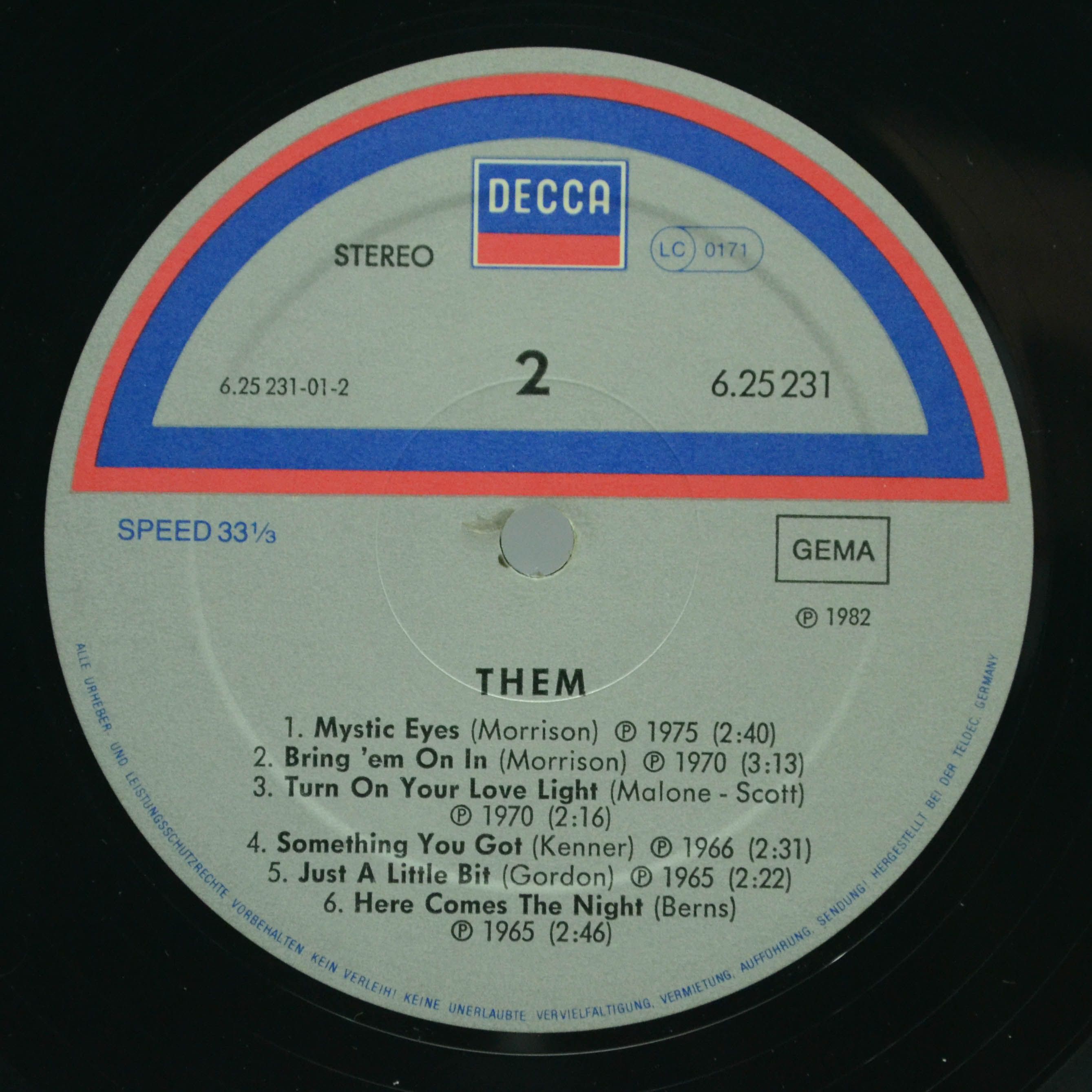 Them & Van Morrison — Them & Van Morrison, 1979