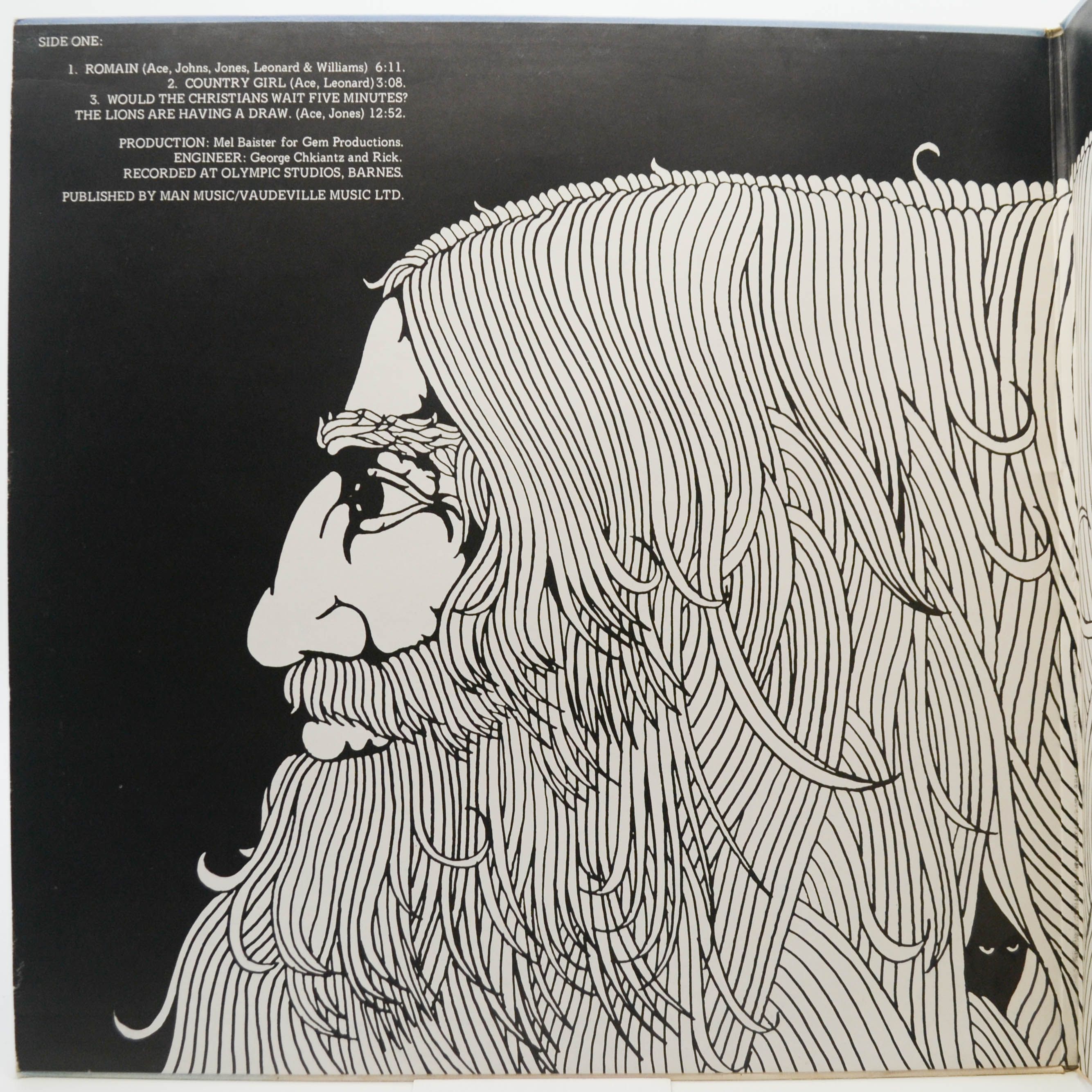 Виниловая пластинка Man — Man (1-st, UK), 1971