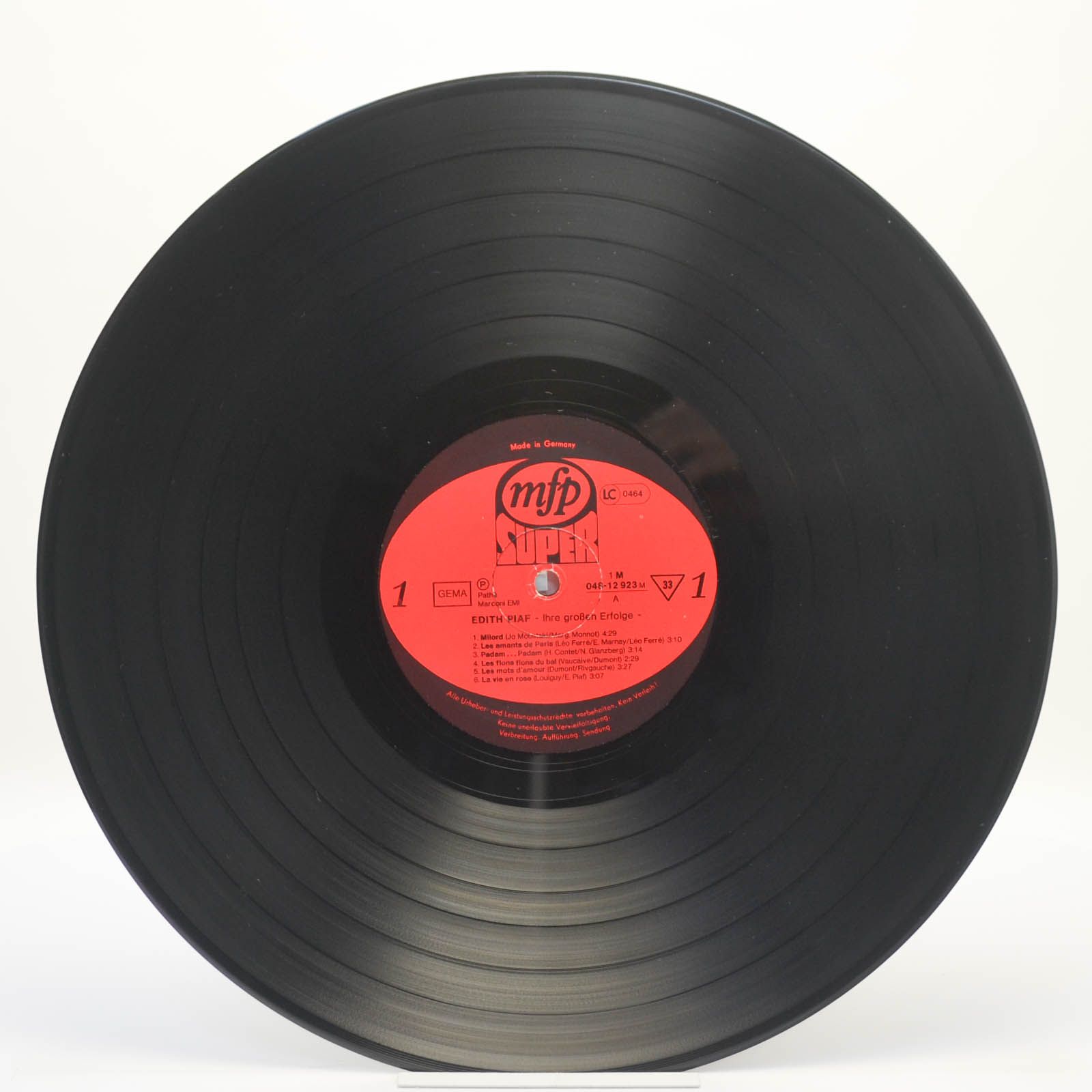 Edith Piaf — Ihre Grossen Erfolge, 1974