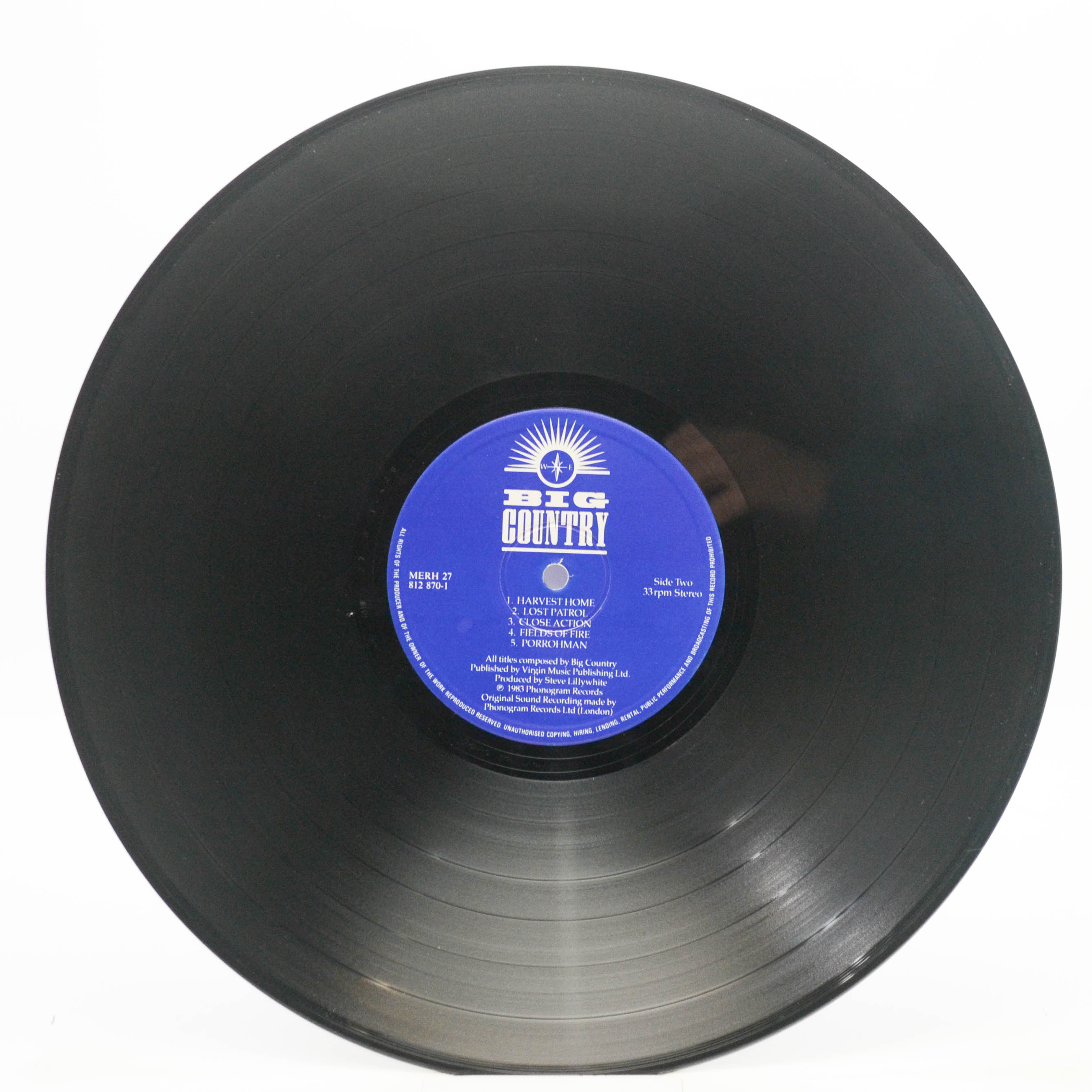 Виниловая пластинка Big Country — The Crossing (1-st, UK), 1984